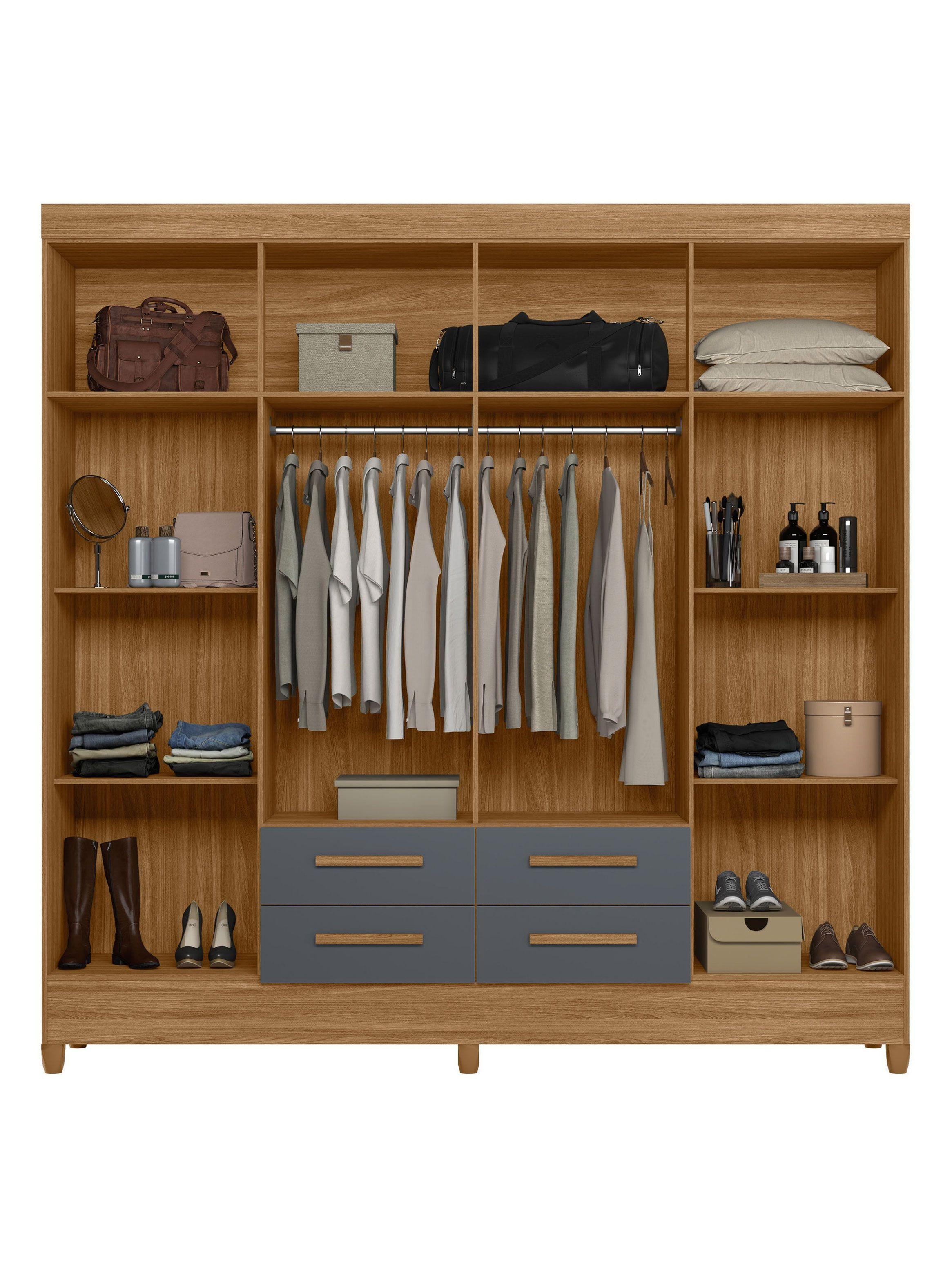 Clóset Florida 8 Puertas 4 Cajones-2