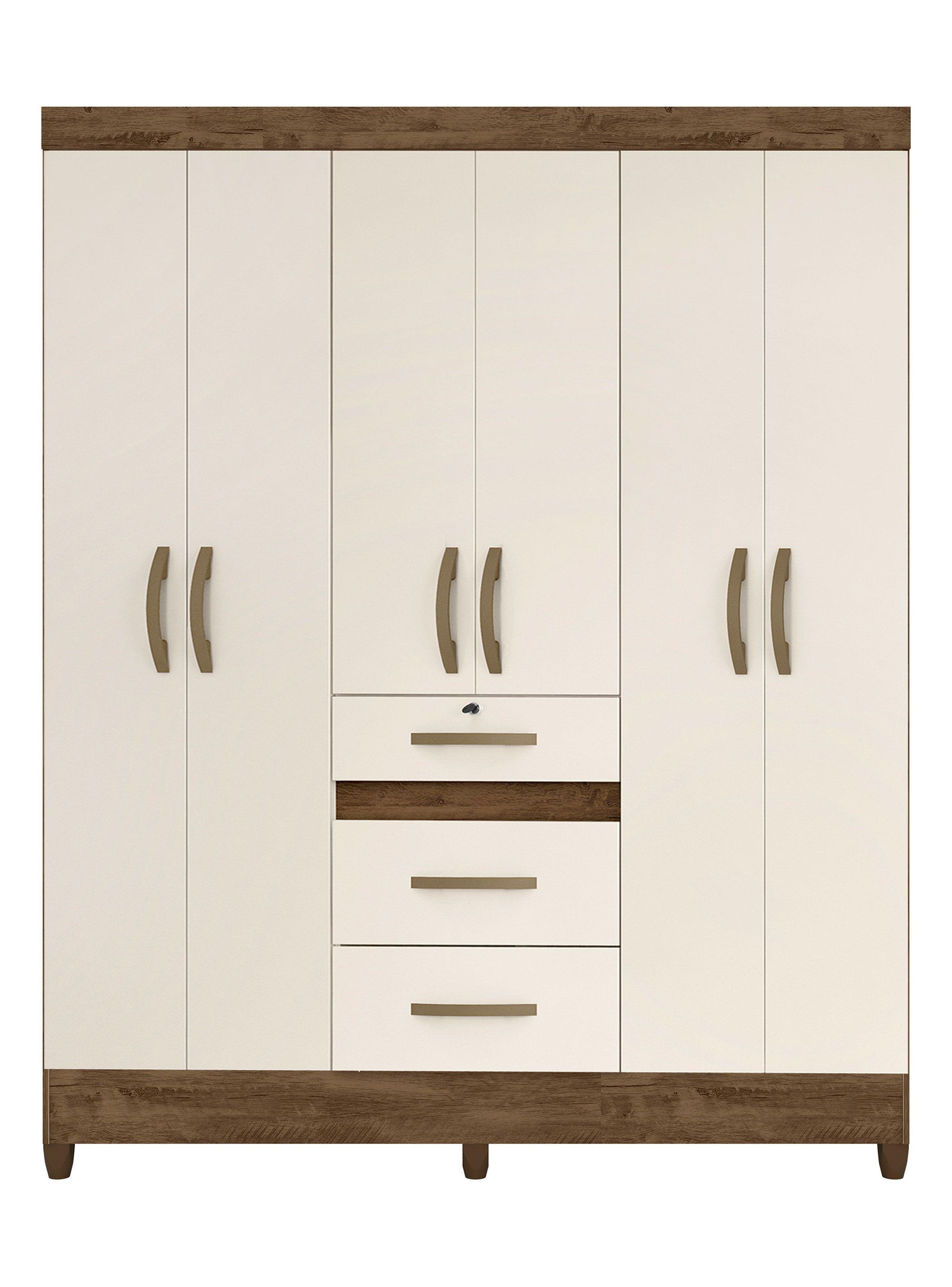 Clóset Itatiba 6 Puertas 3 Cajones-0