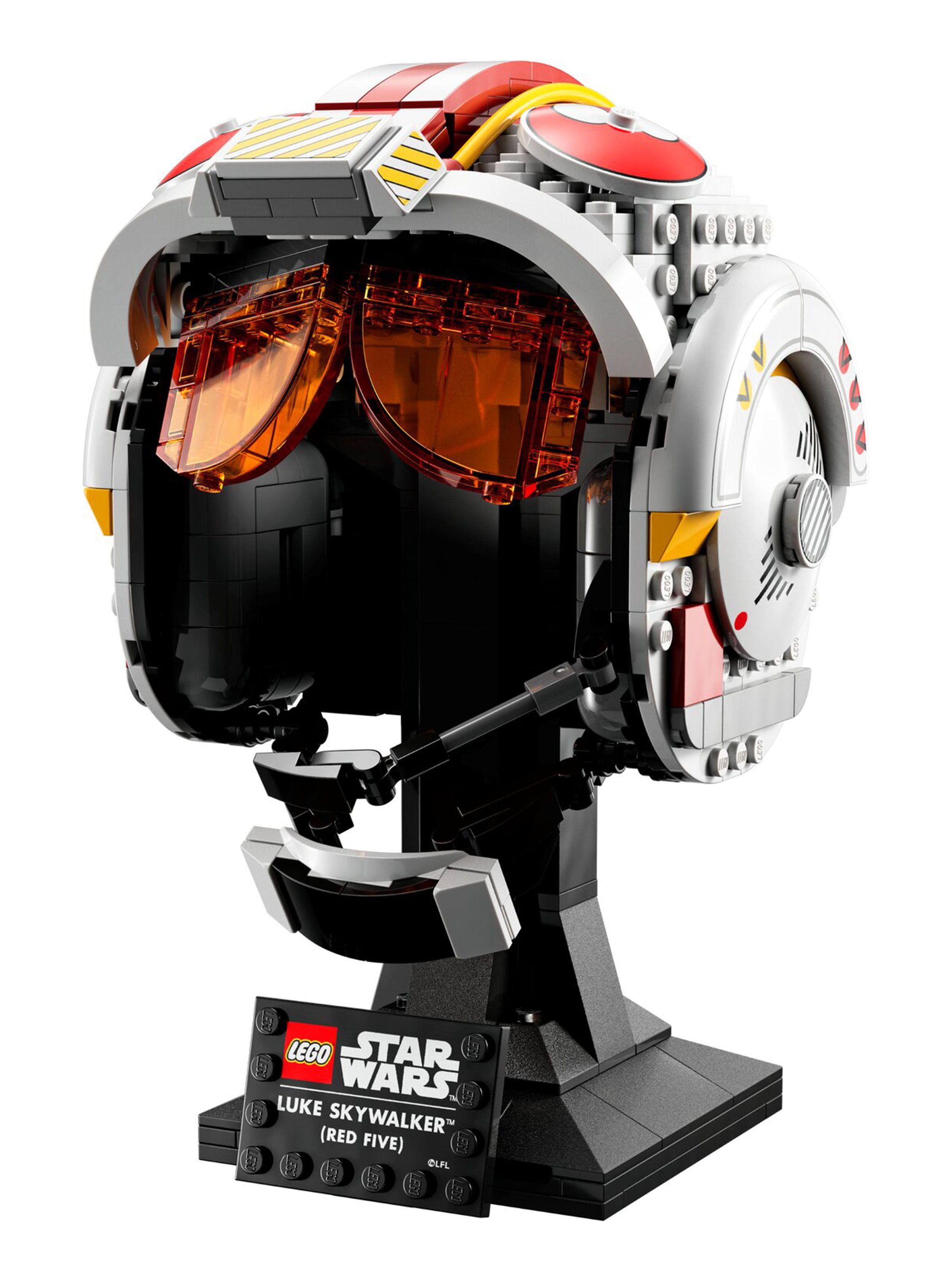 Juego Armable Star Wars Casco de Luke Skywalker Rojo Cinco-1