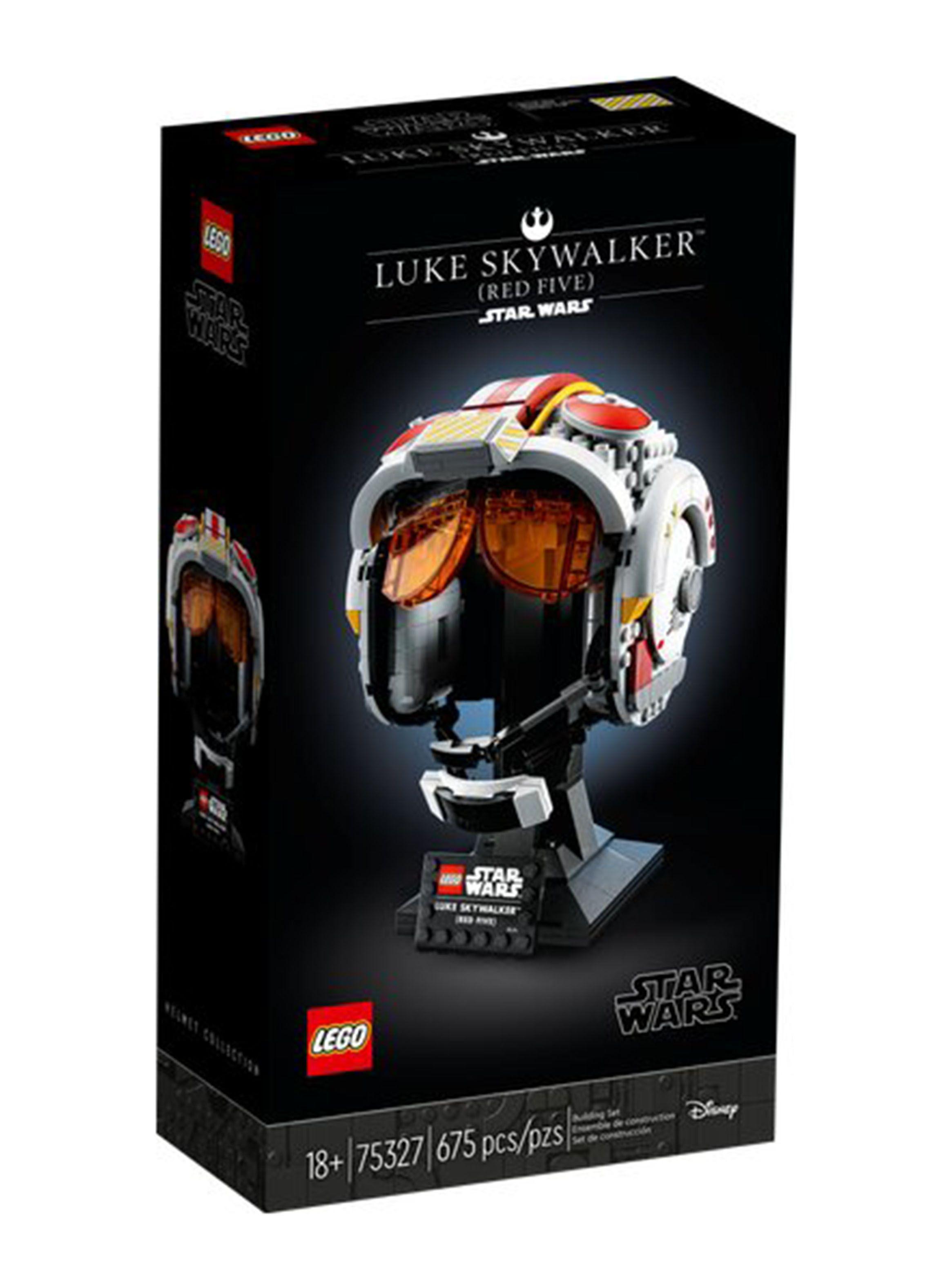 Juego Armable Star Wars Casco de Luke Skywalker Rojo Cinco-0