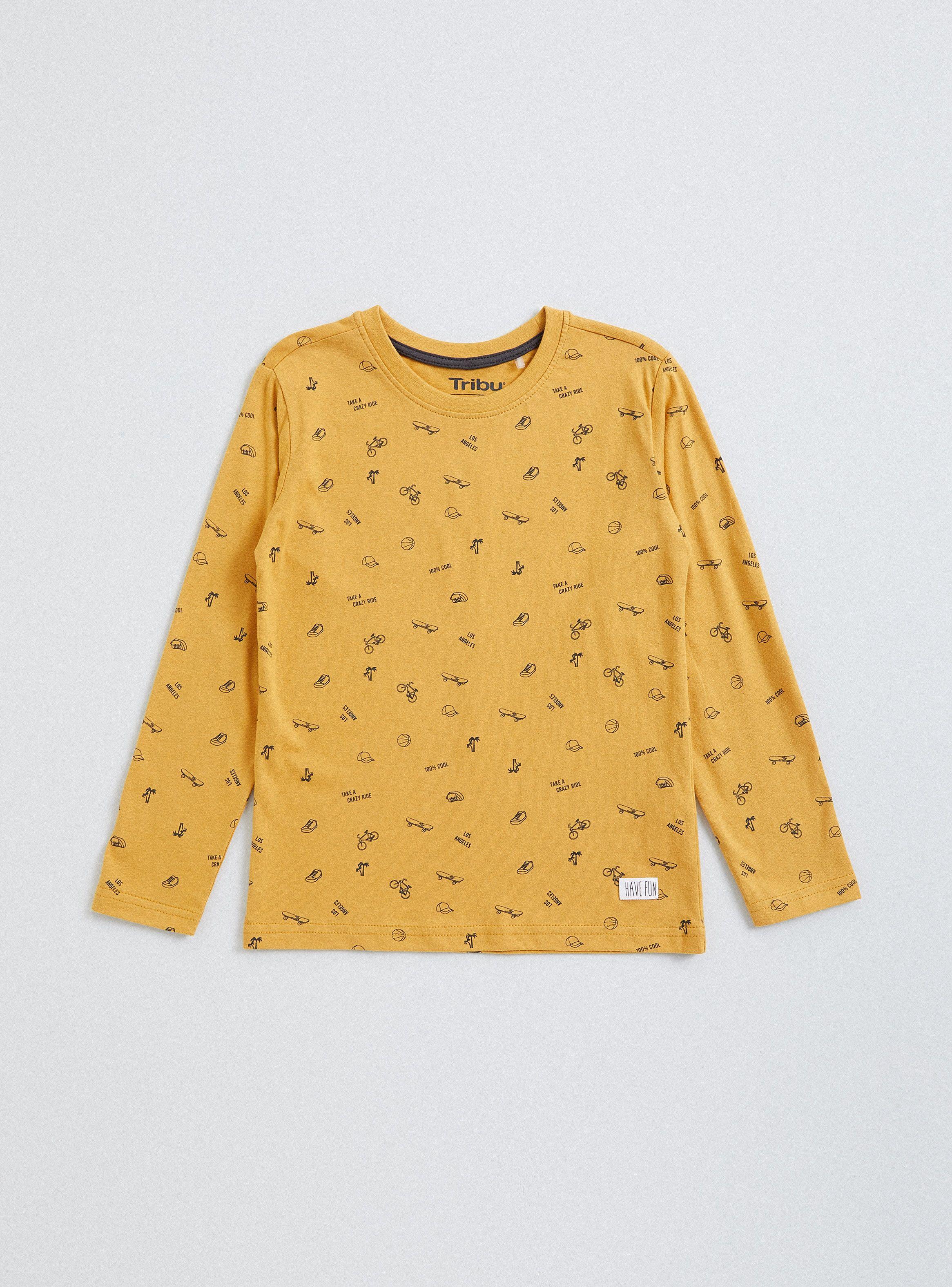 Polera Cuello Rib Full Estampada-1