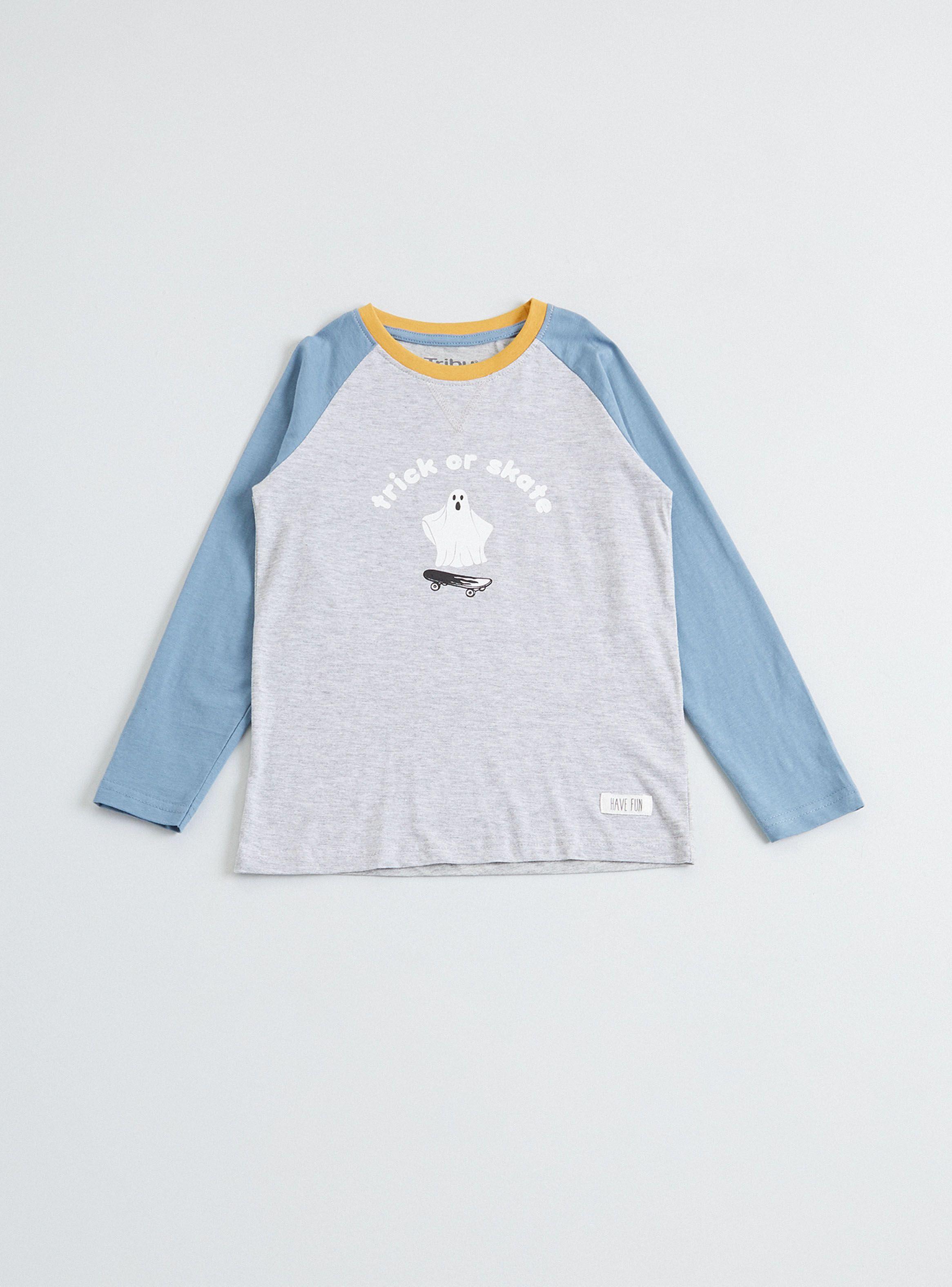 Polera Manga Raglan Con Estampado-0