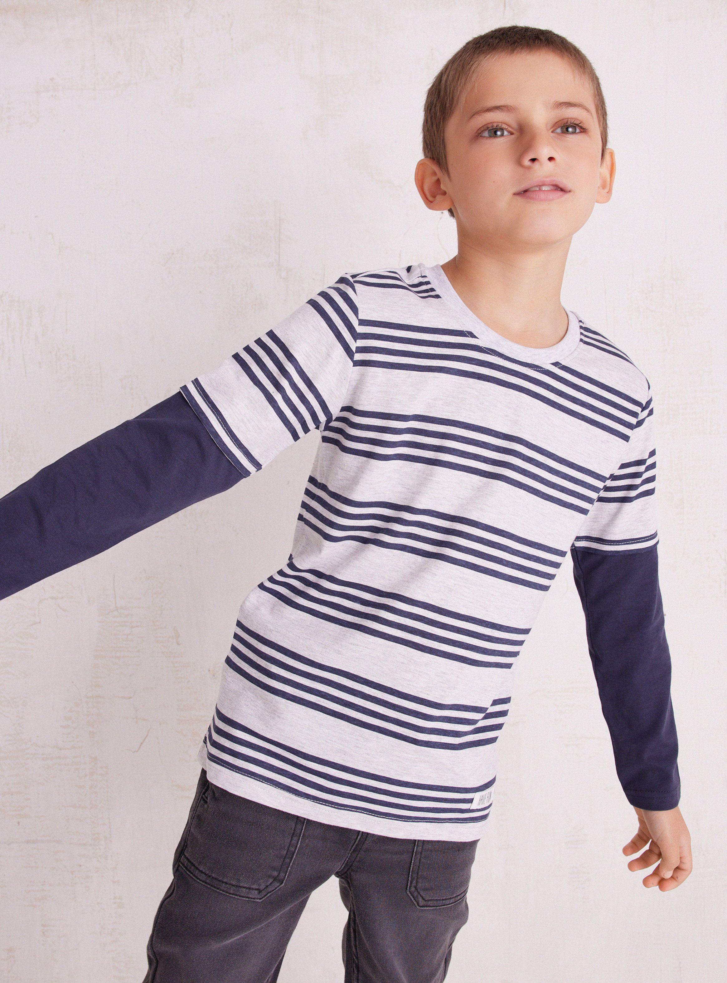 Polera Full Estampada con Doble Manga-0