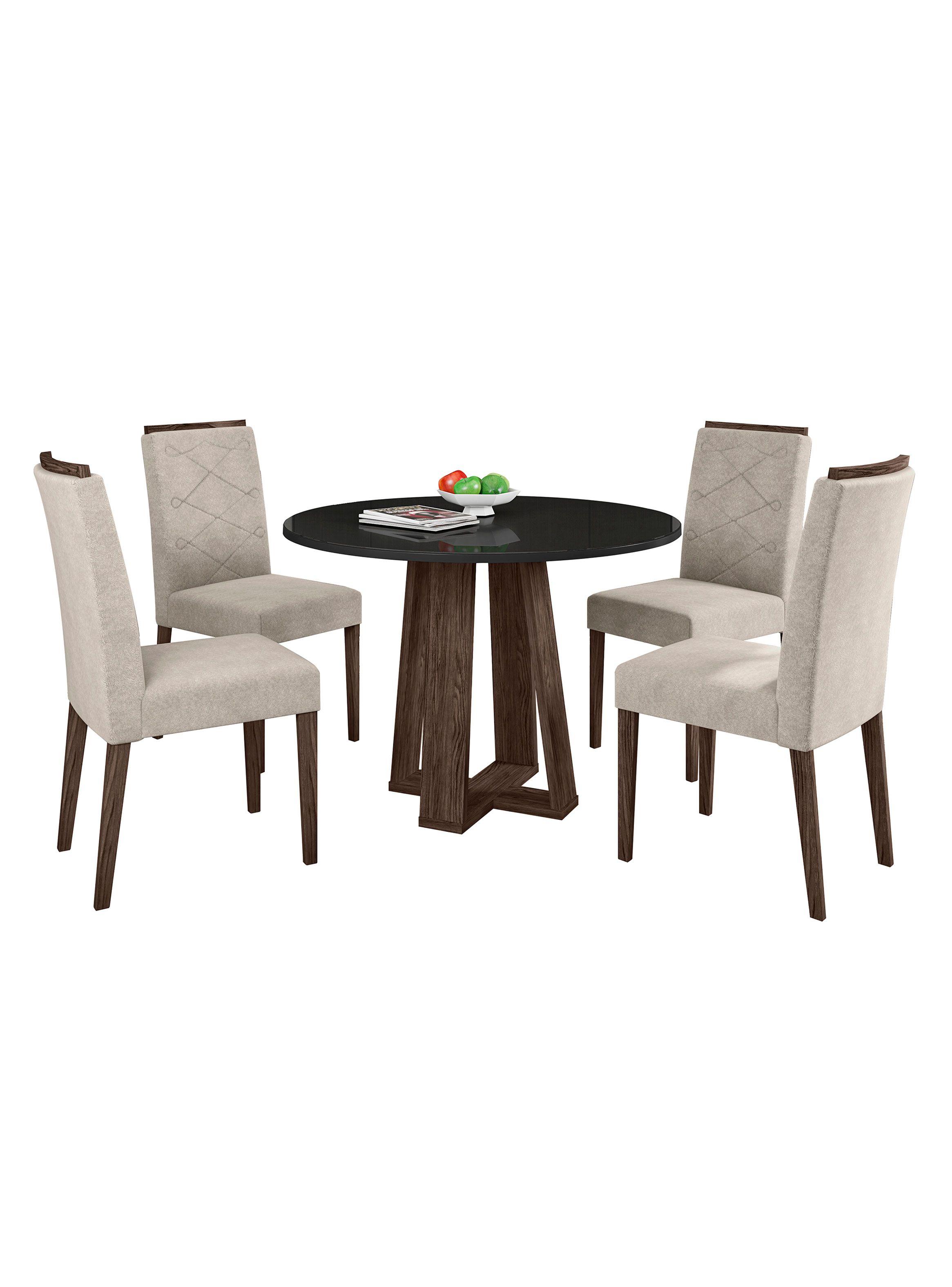Juego de Comedor Isabella 4S Beige-0