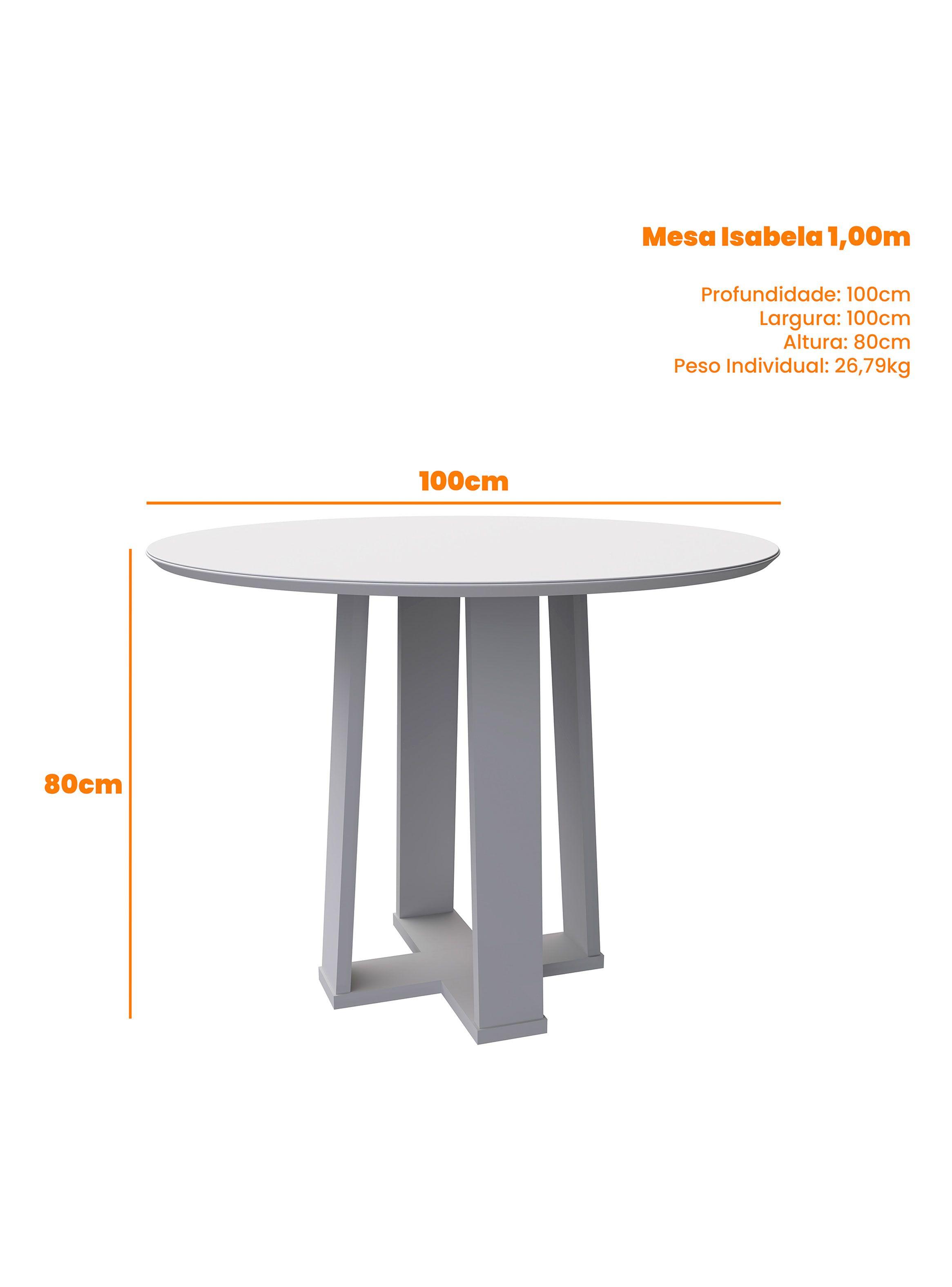 Juego de Comedor Isabella 4S Beige-1