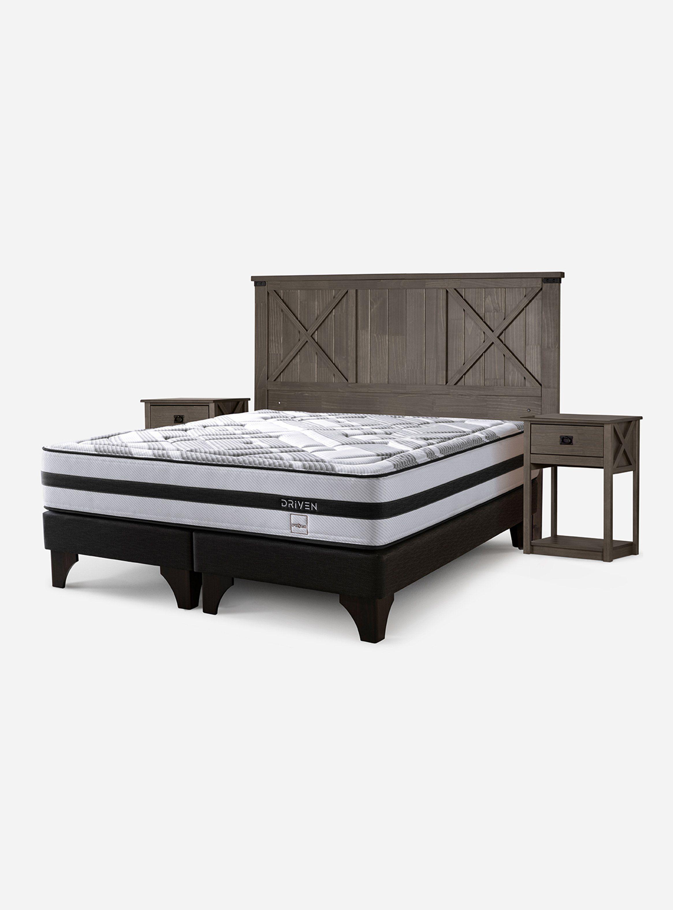 Cama Driven 2 Plazas Base Dividida Ray-0