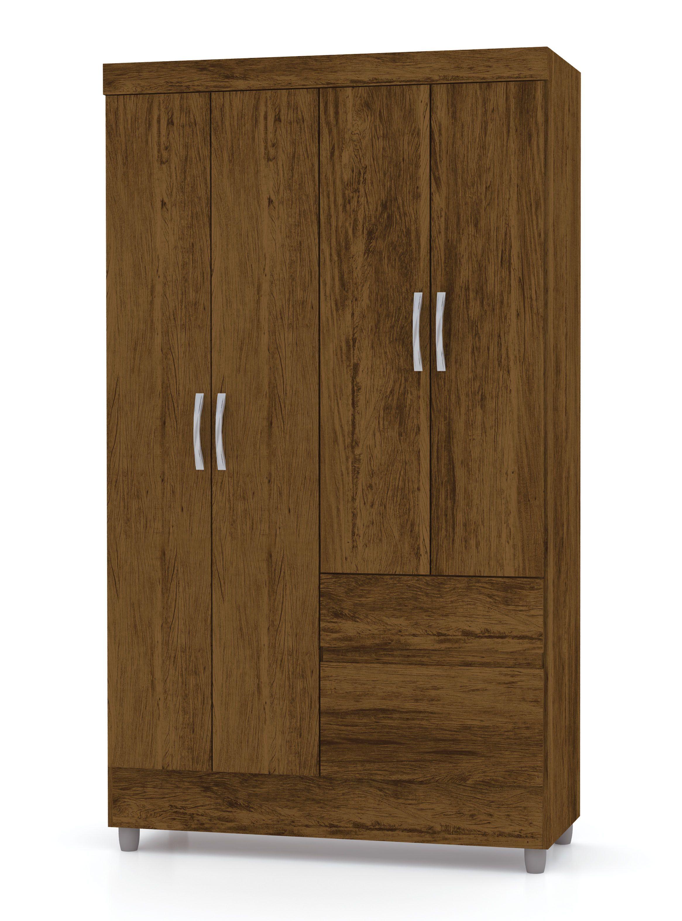 Clóset Ideal 4 Puertas 2 Cajones Champagne-0