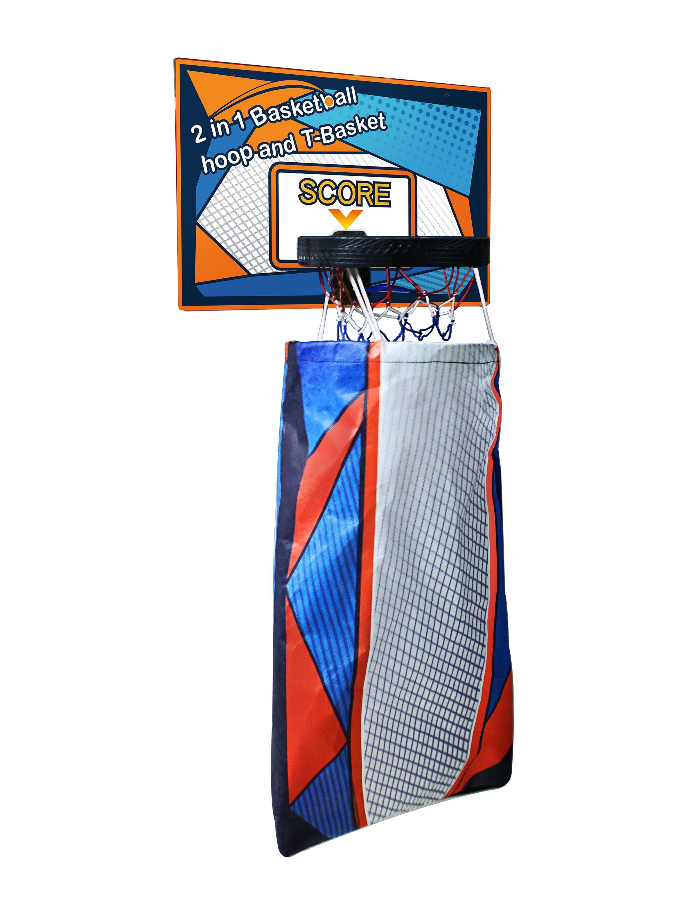 Aro de Basketball 2 en 1 con Canasto de Ropa-1