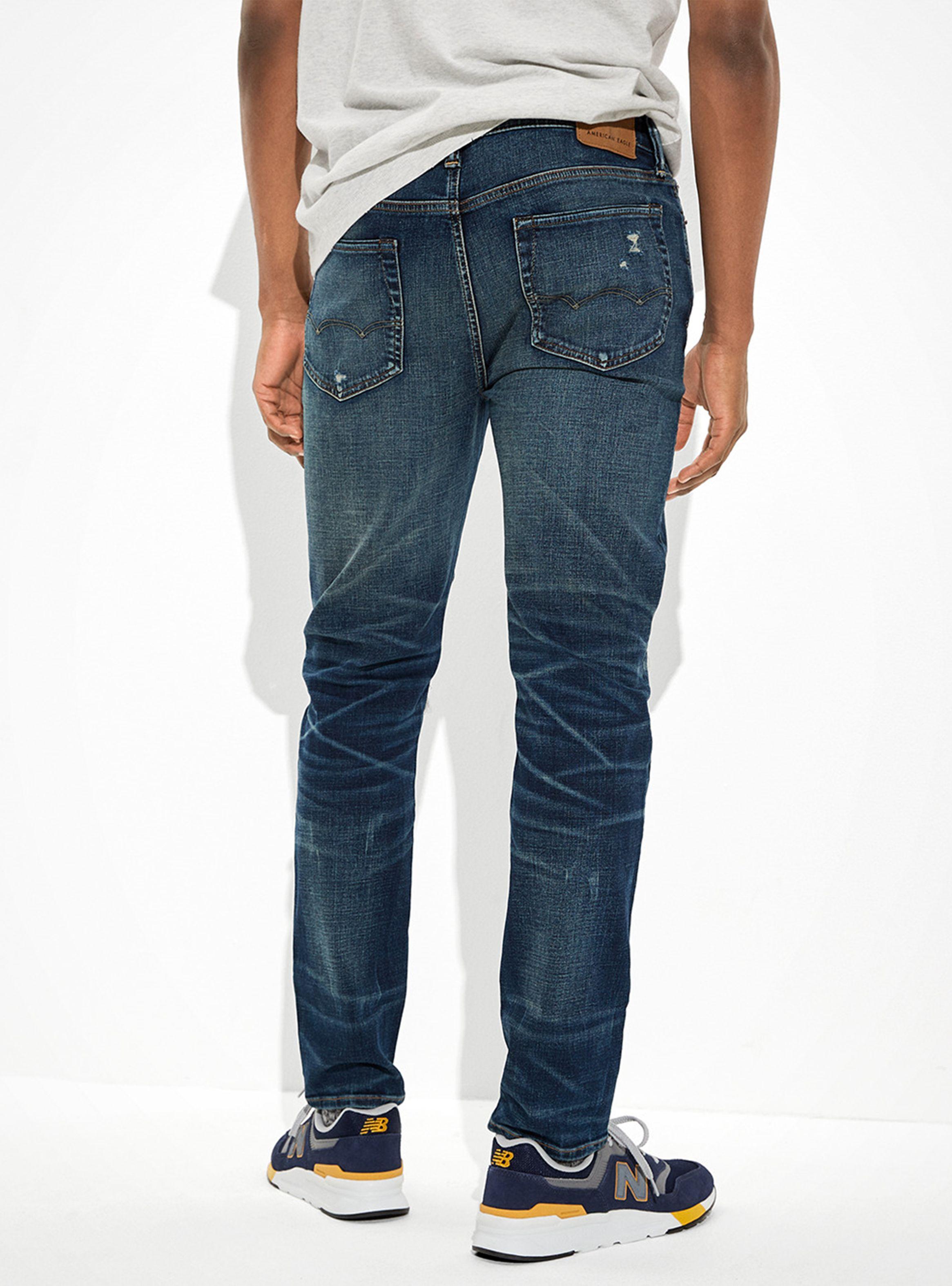 Jeans AE AirFlex Skinny Parches-1