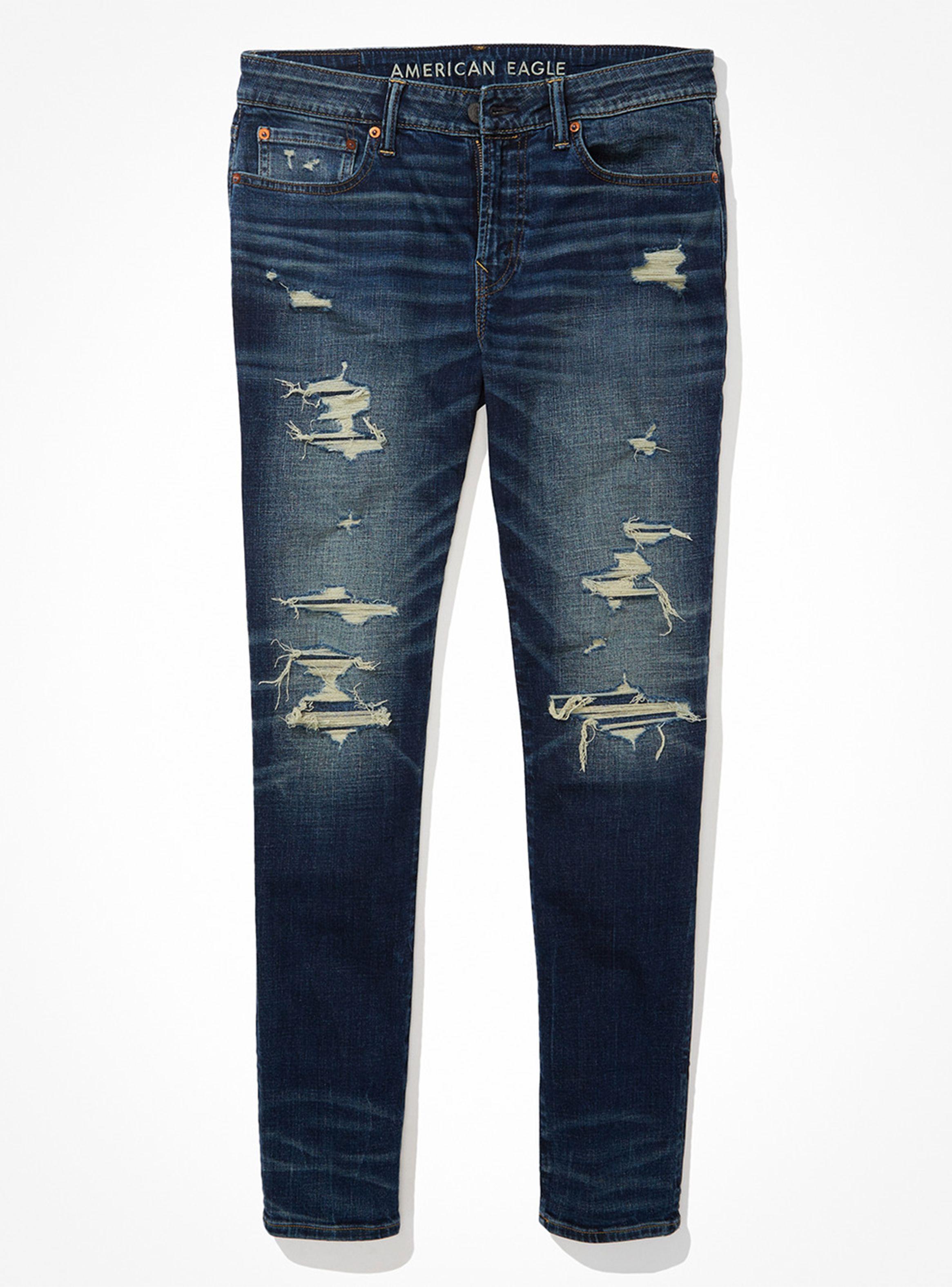 Jeans AE AirFlex Skinny Parches-3