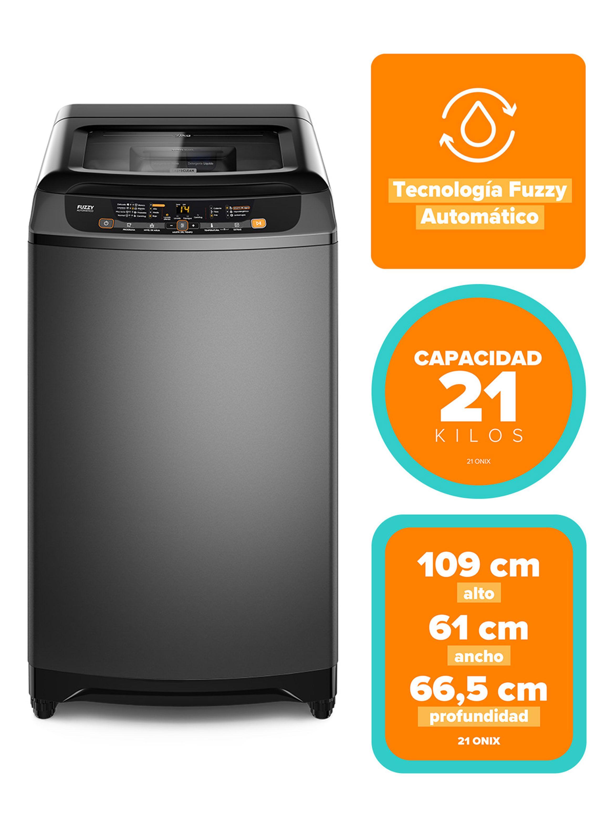 Lavadora Carga Superior 21 kg Mademsa 21 Onix-2