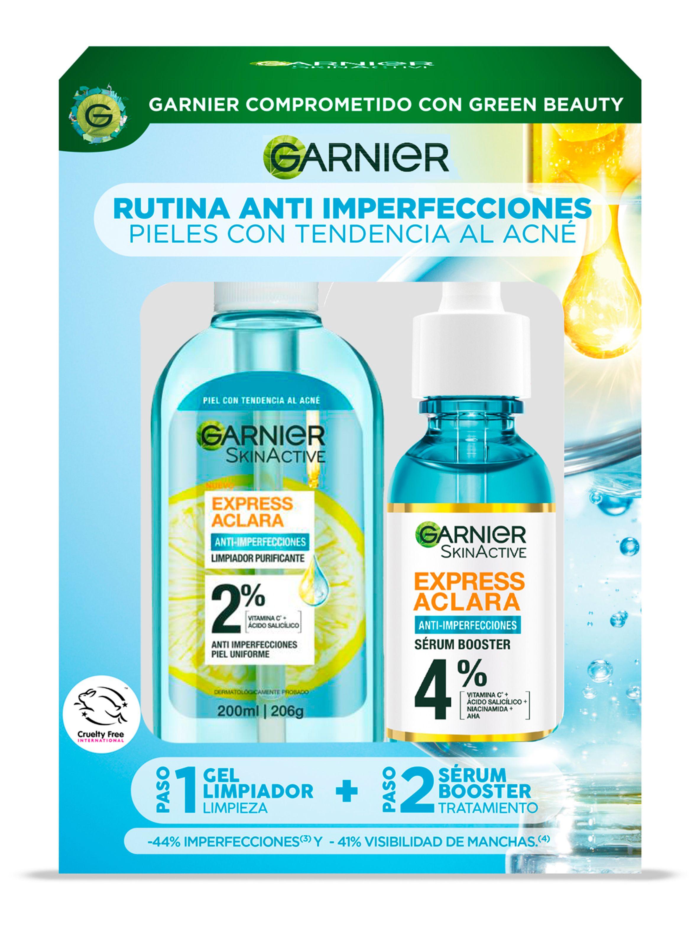 Pack Sérum Express Aclara Anti-Imperfecciones 15 ml + Gel Limpiador Purificante Express Aclara 200 ml-0