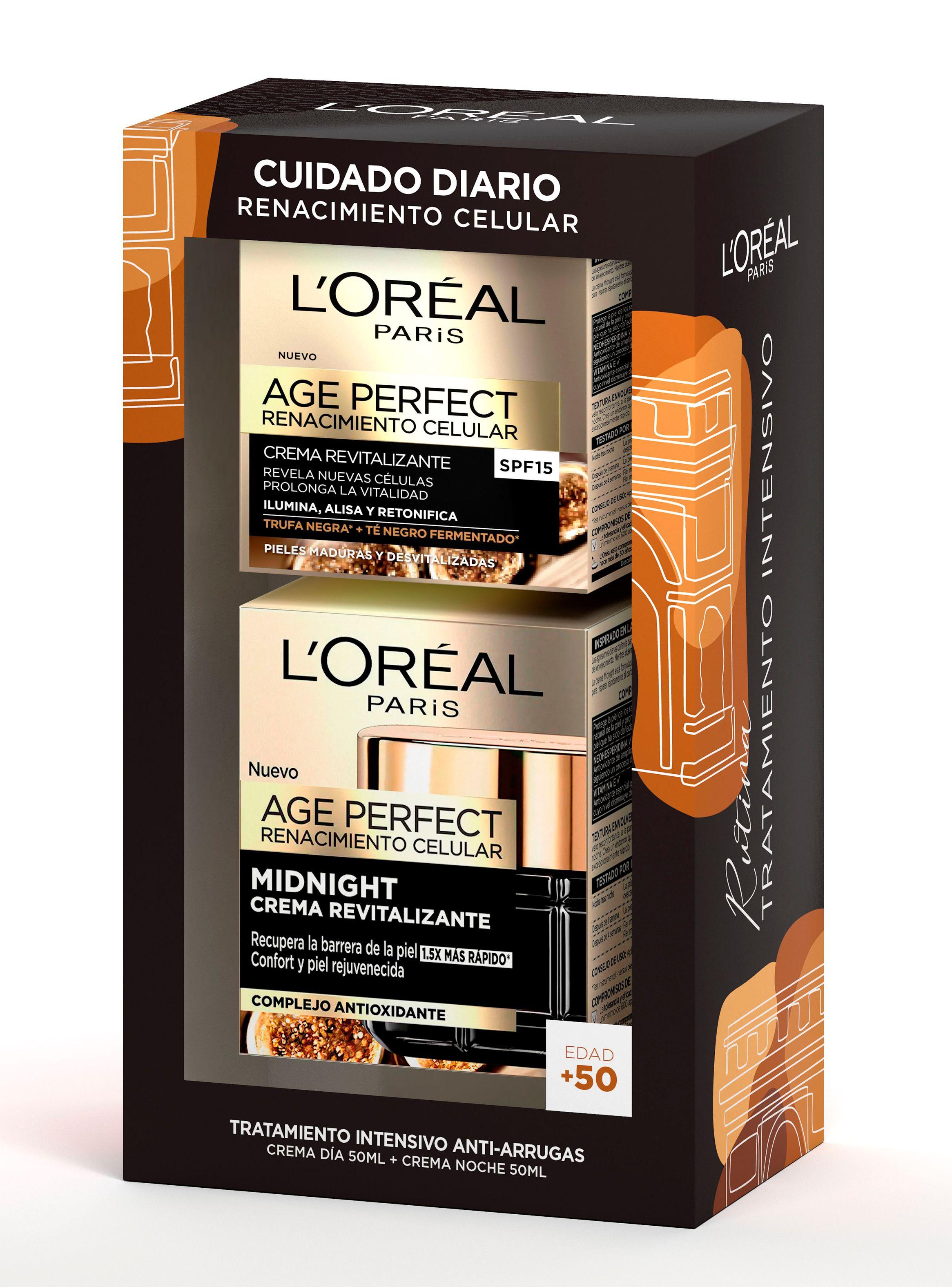 Pack Anti-Arrugas Age Perfect Renacimiento Celular Día + Noche de L'Oréal Paris-1