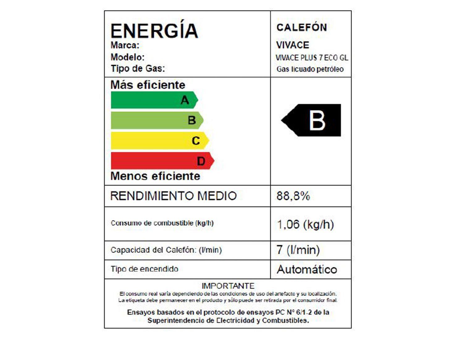 Calefont Mademsa VIVACE PLUS 7 ECO-1