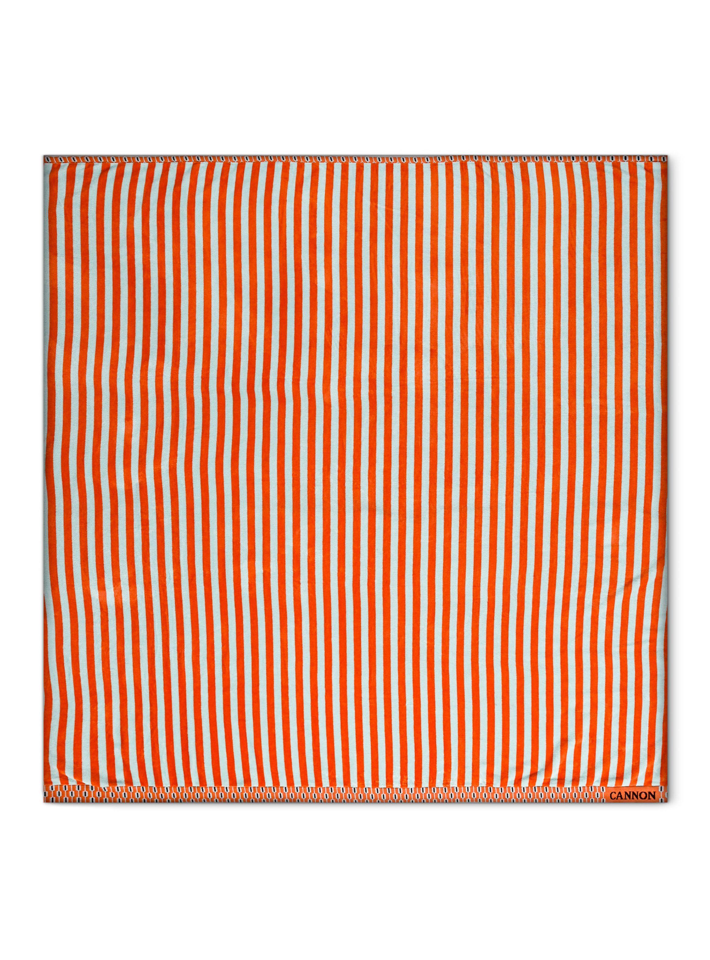 Toalla de Playa Retro Naranjo 175x175 cm-0