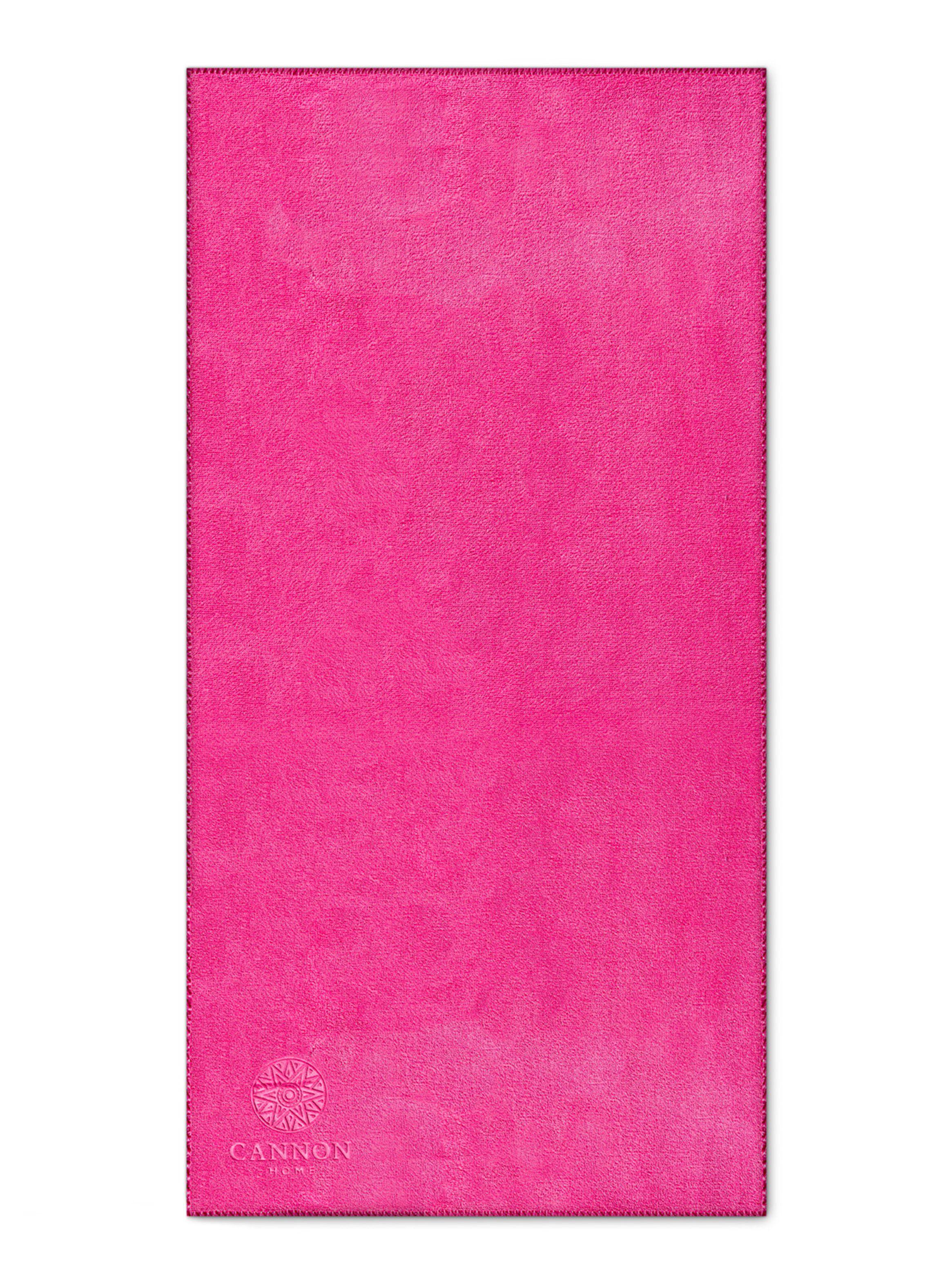Toalla de Playa Microfibra Fluor Fucsia 80x160 cm-0