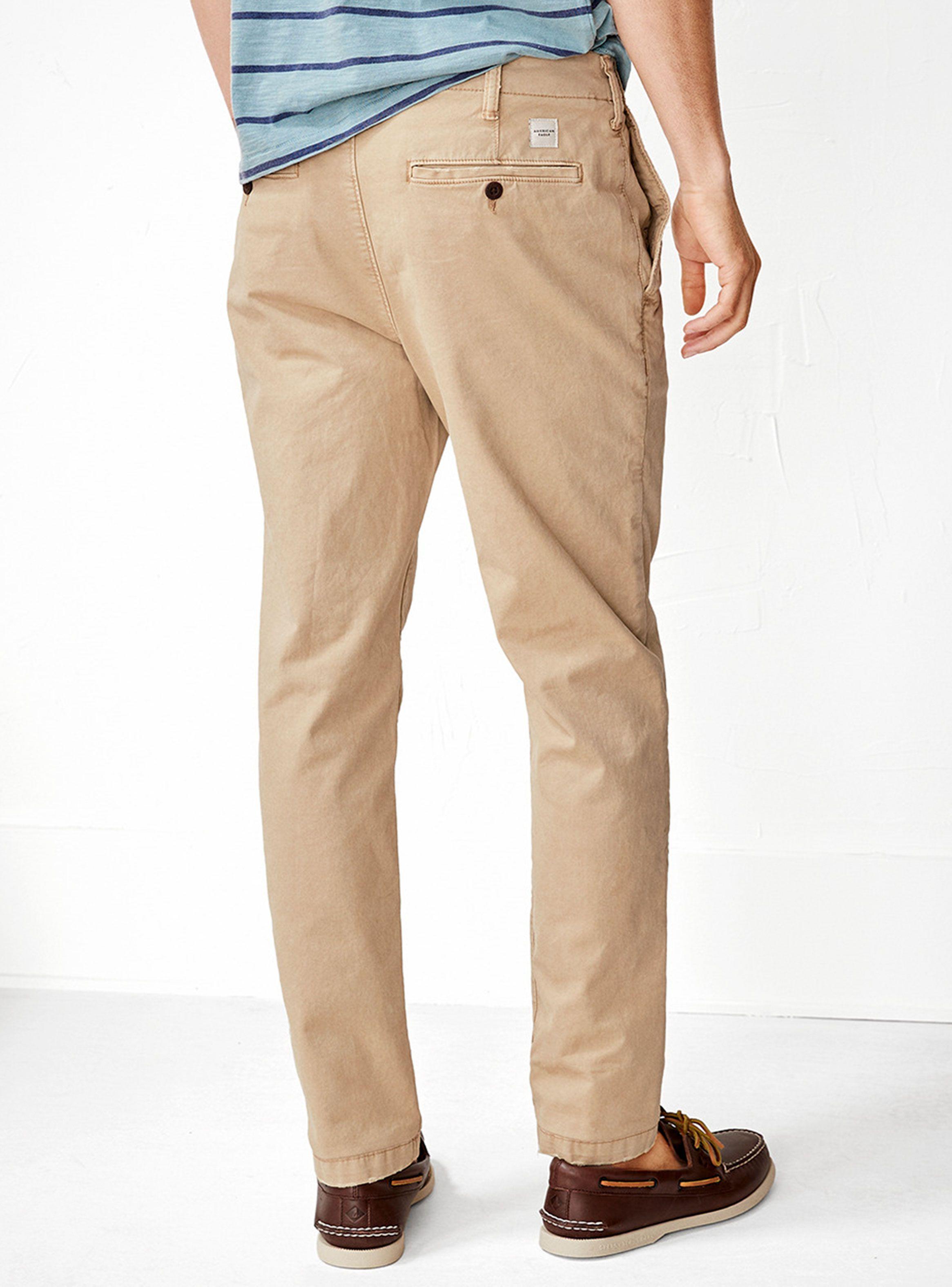 Jeans Flex Pants Caqui Slim Look Usado-1