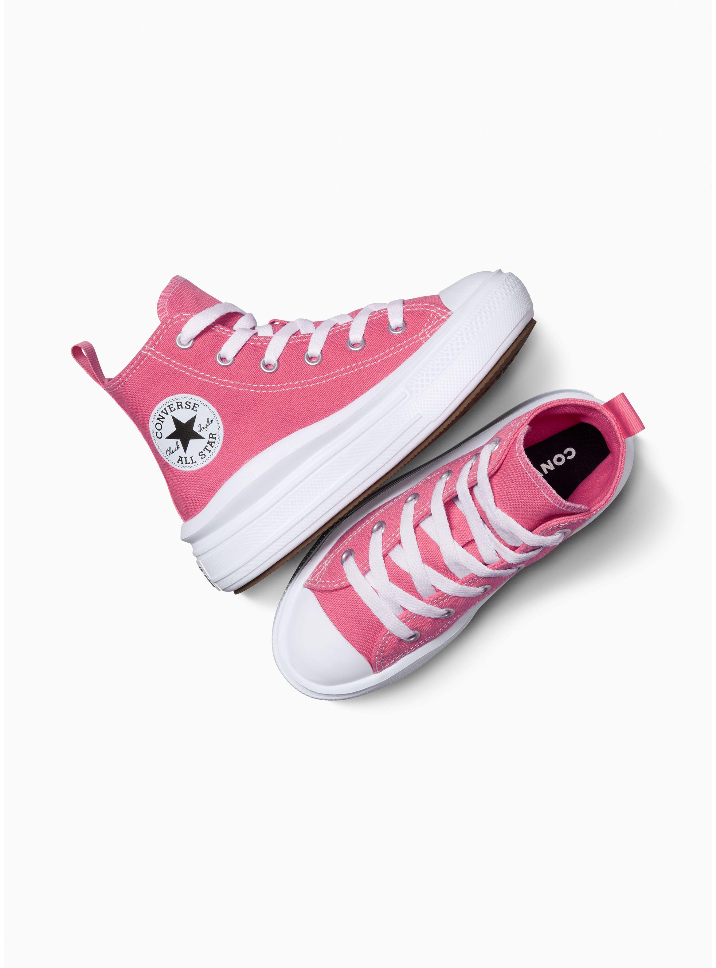 Zapatilla Urbana Pink Chuck Taylor All Star Move Niña-2