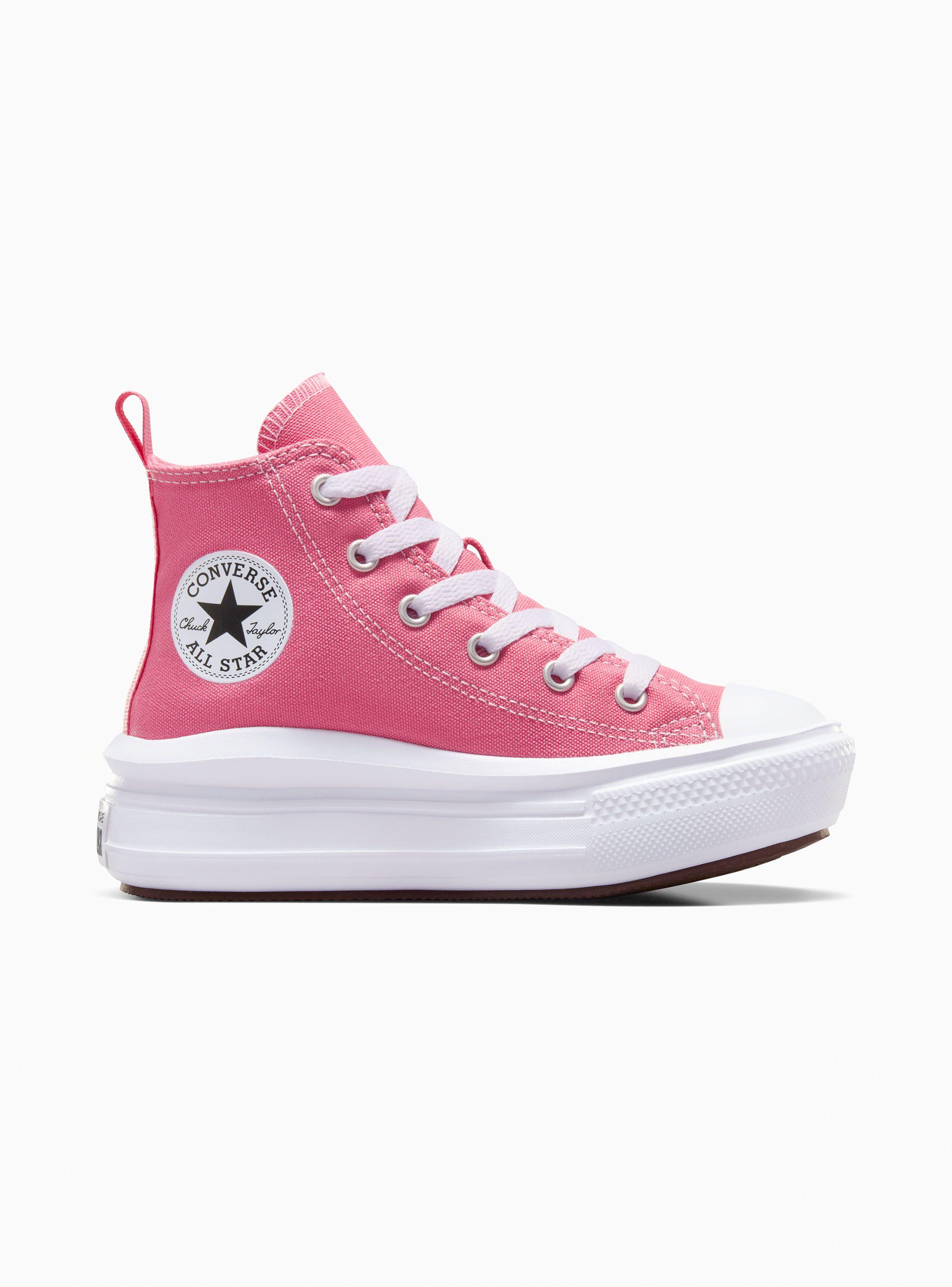 Zapatilla Urbana Pink Chuck Taylor All Star Move Niña-0