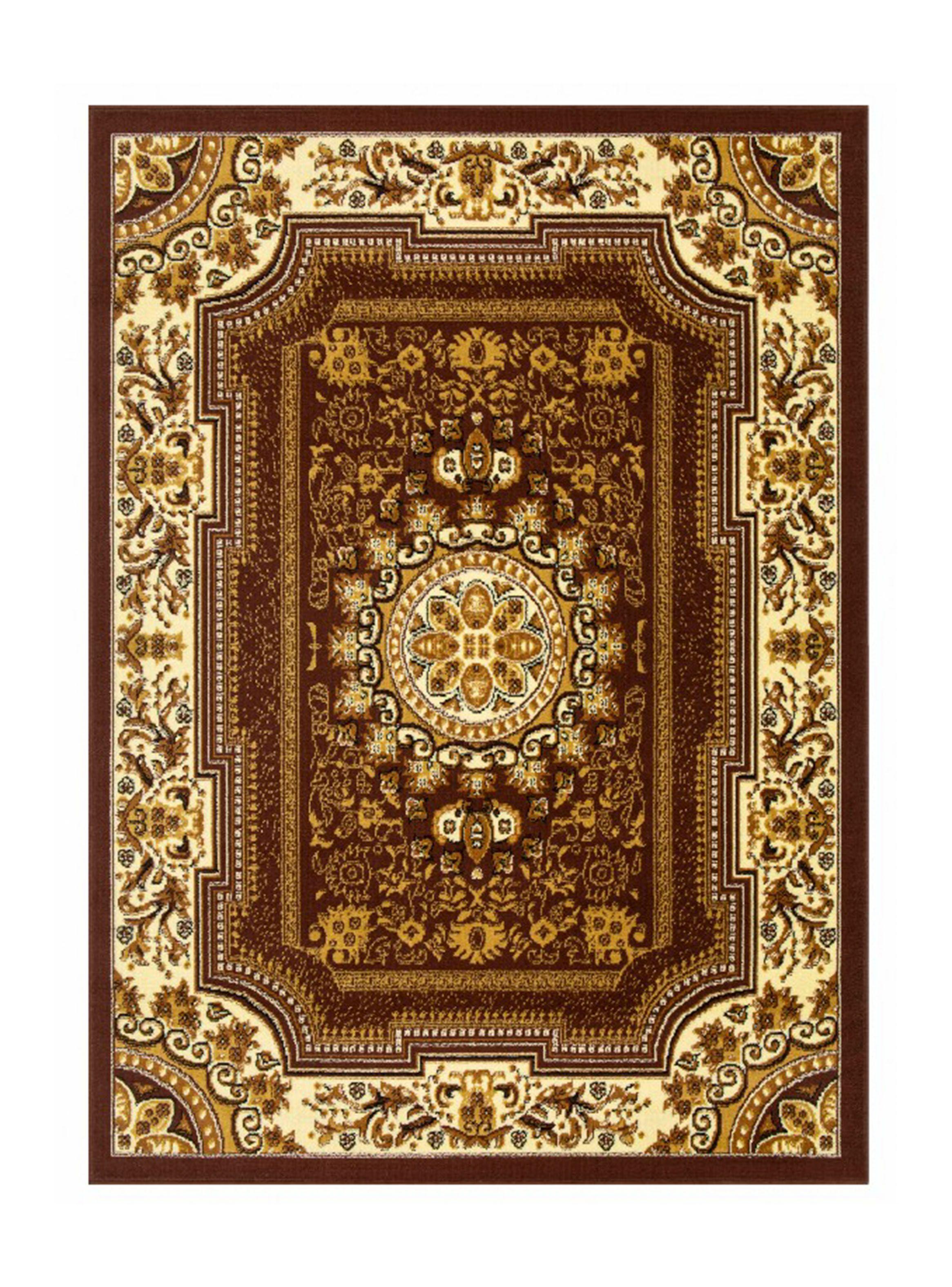 Alfombra 200 x 290 cm Kashan King Café-0