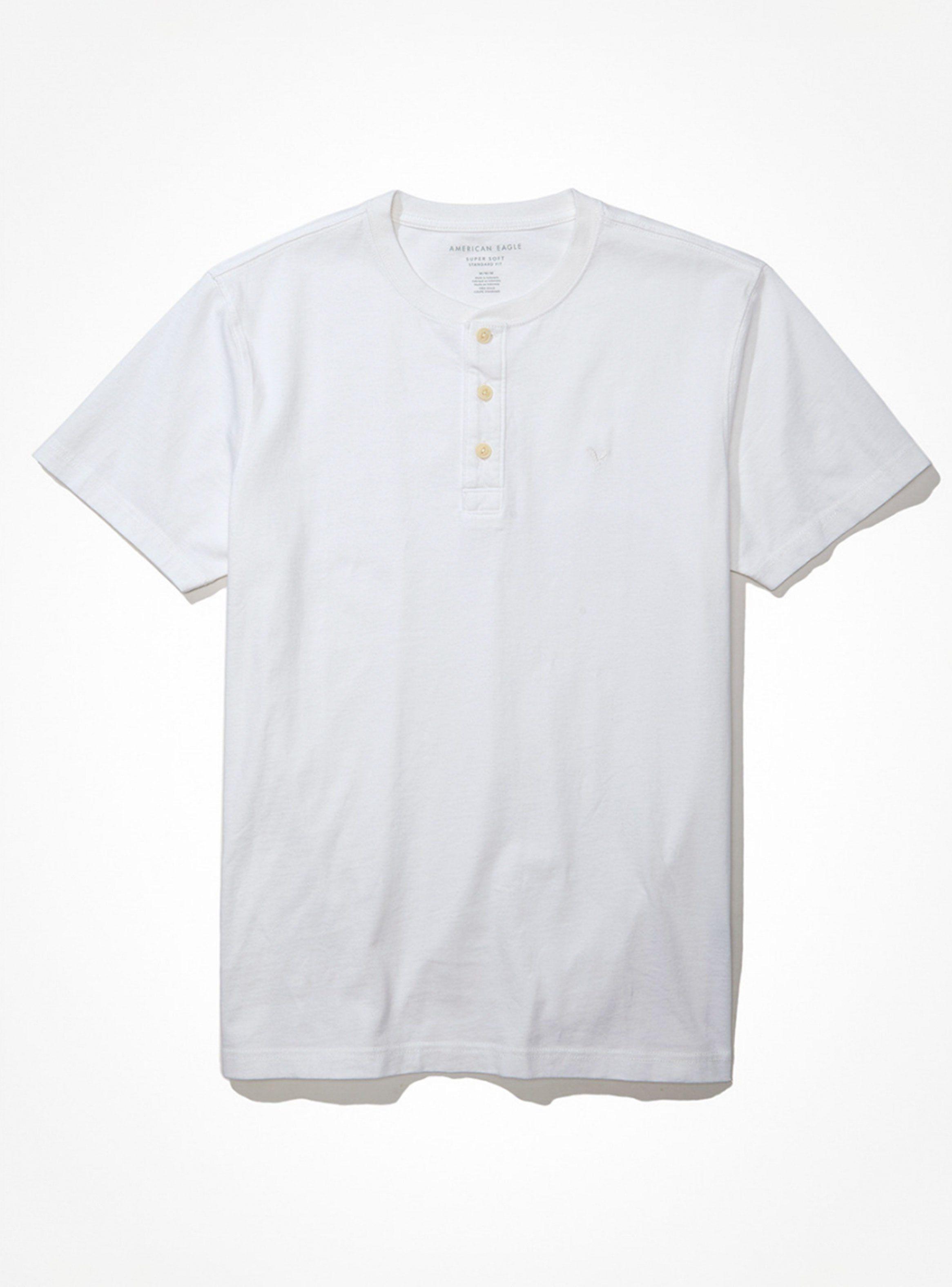 Polera Henley Manga Corta Hombre Super Soft-2