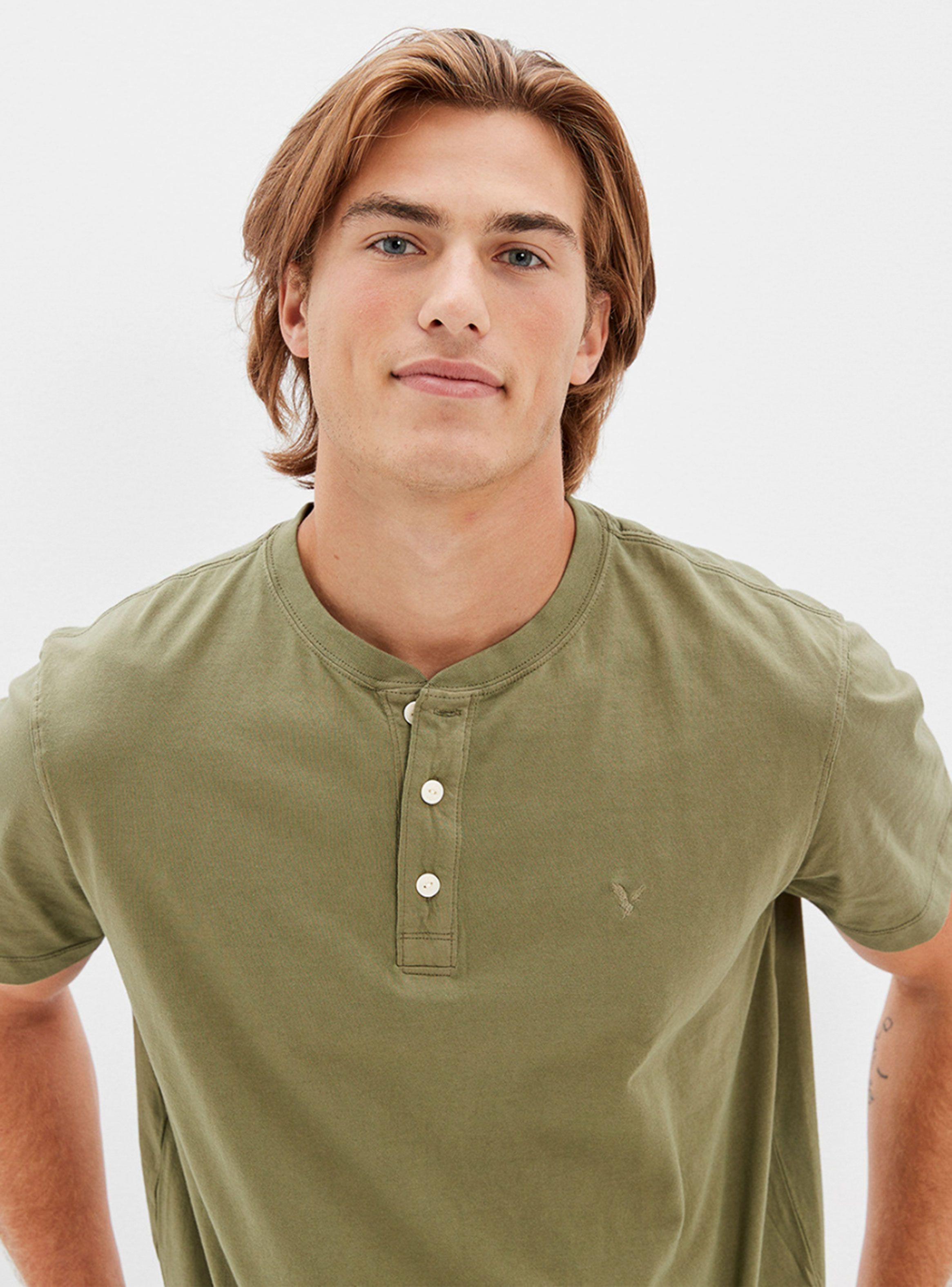 Polera Manga Corta Super Soft Henley-0