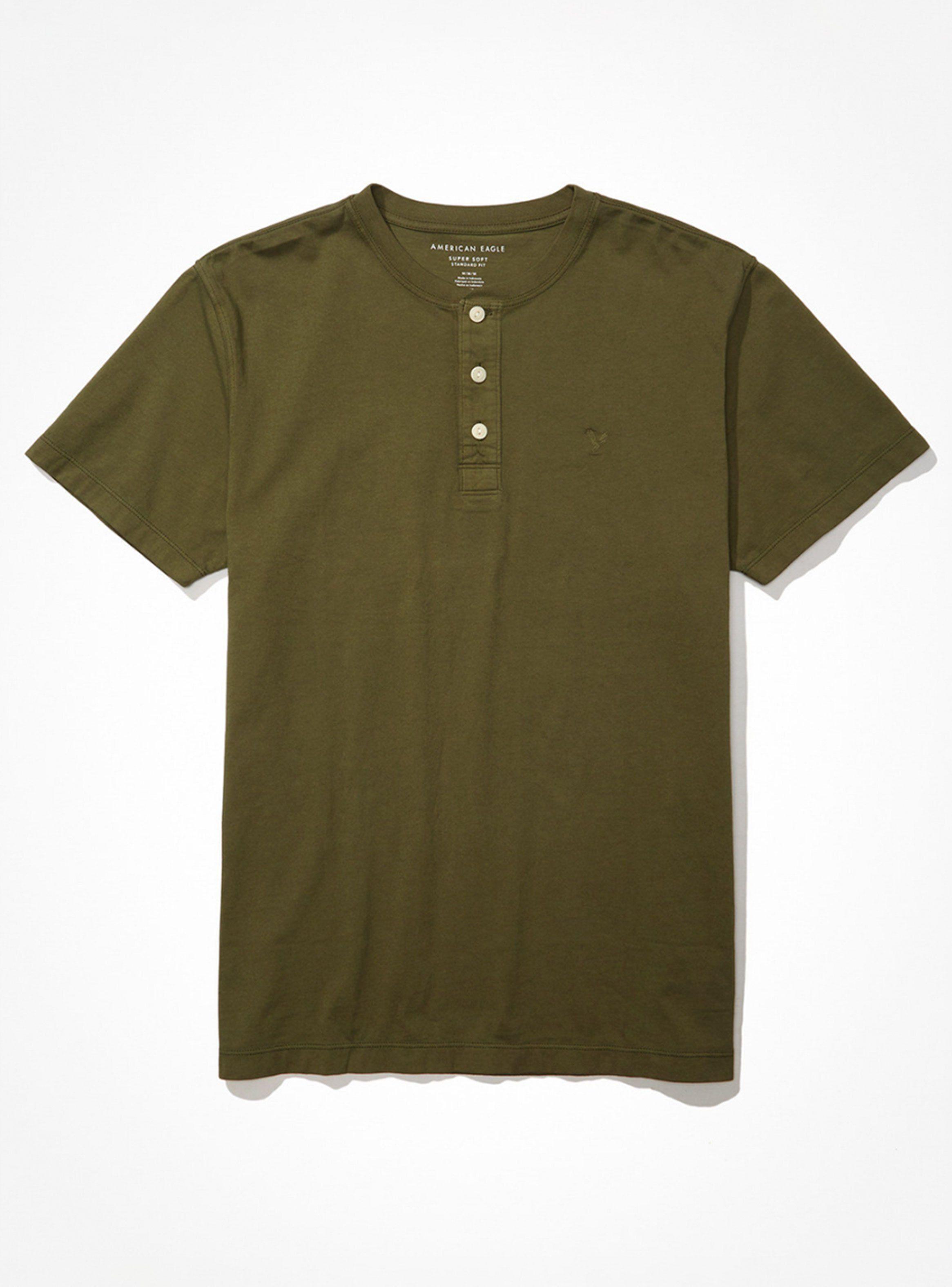 Polera Manga Corta Super Soft Henley-1