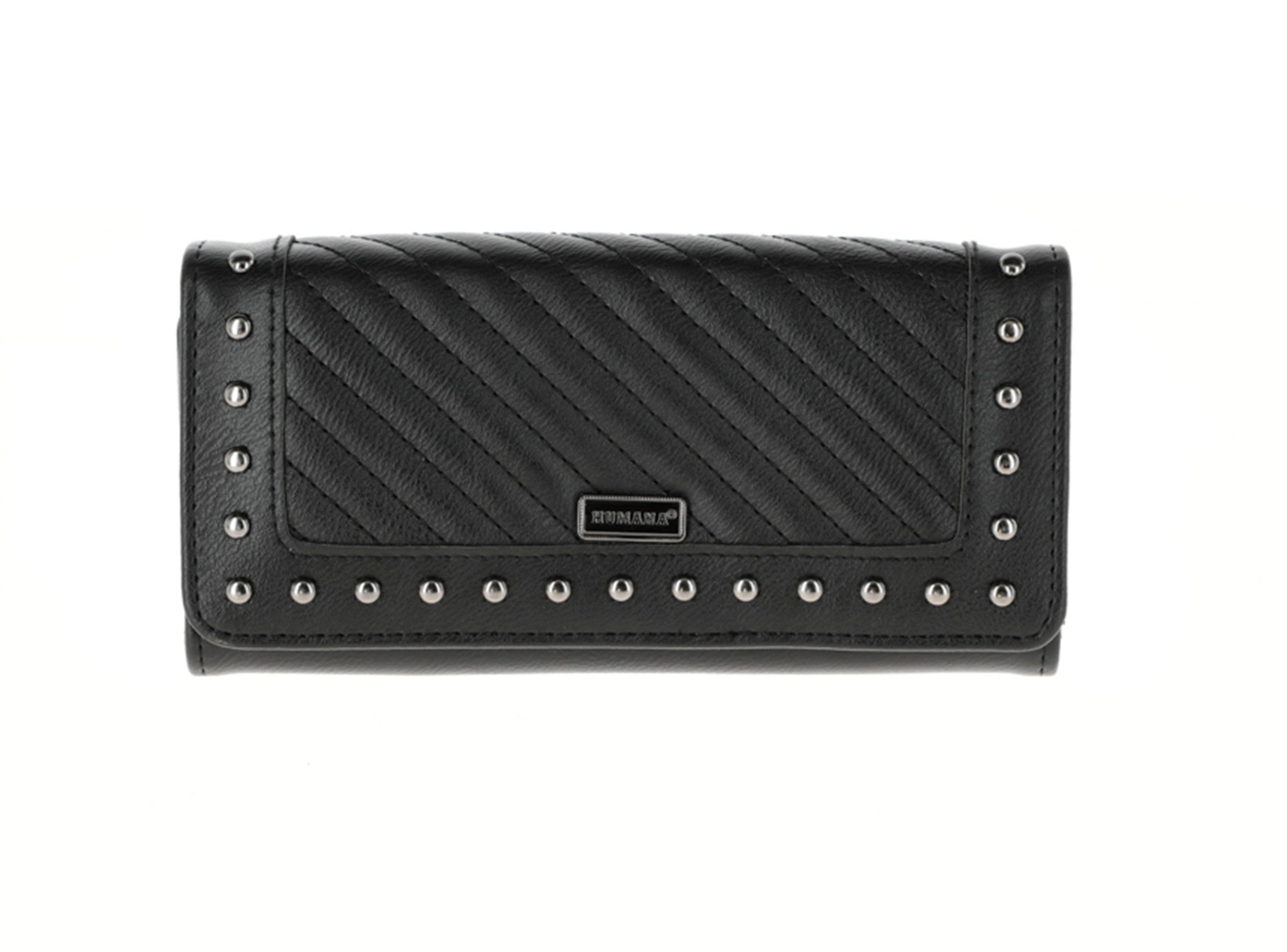 Billetera Quilt Negro Humana-0