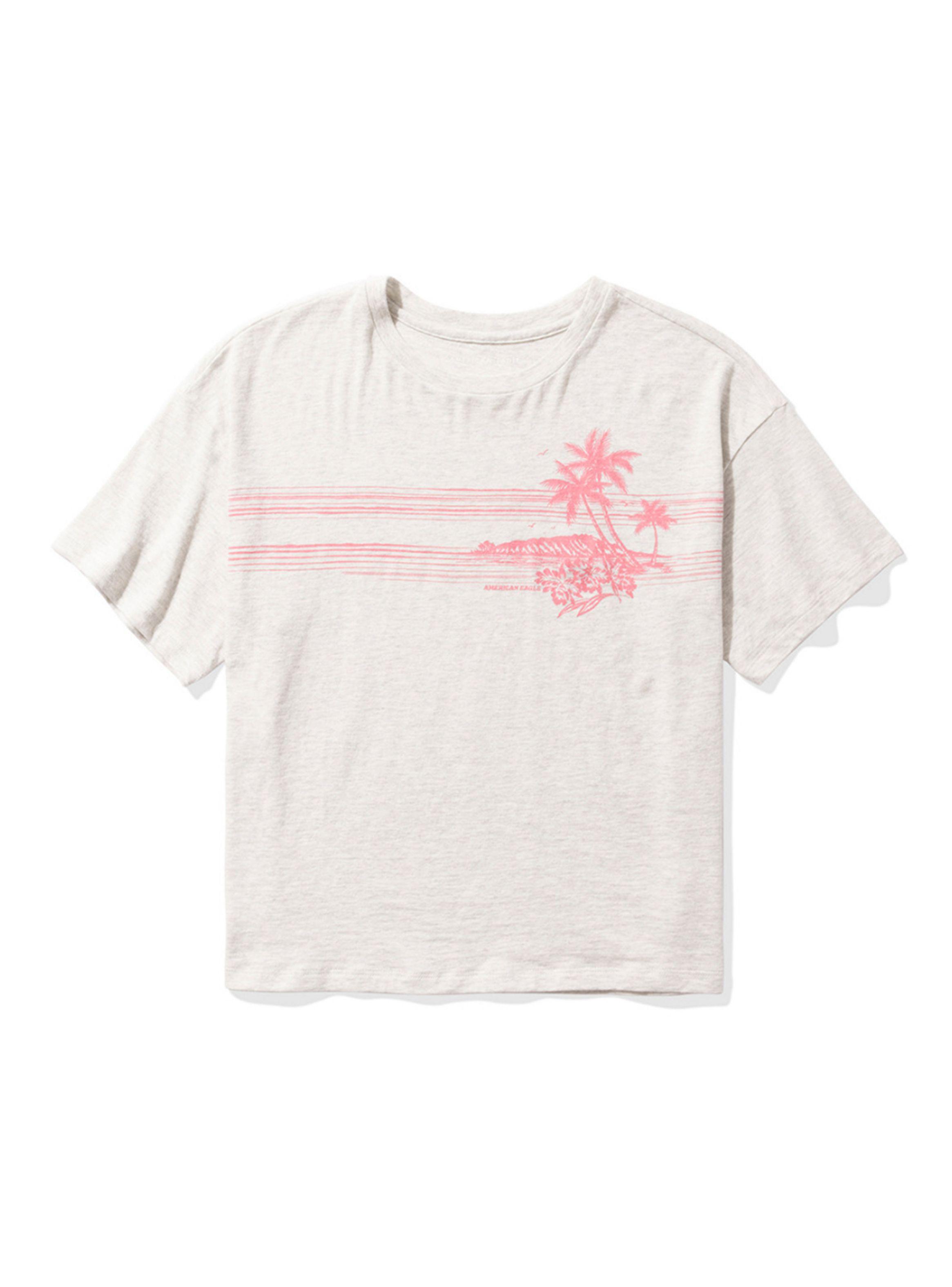 Polera Estampada Palmera-2