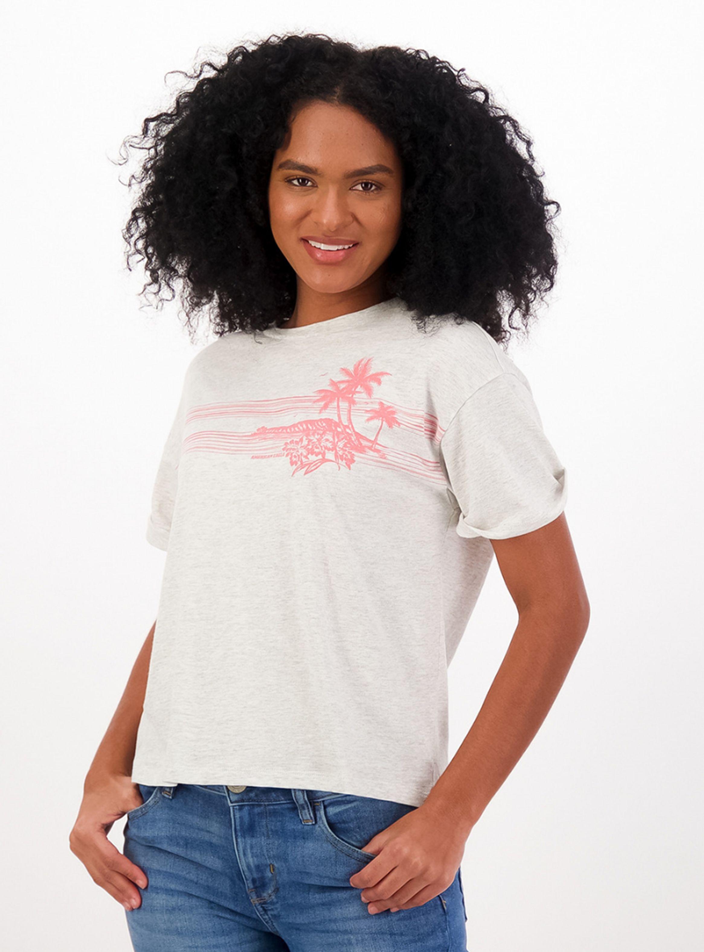 Polera Estampada Palmera-0