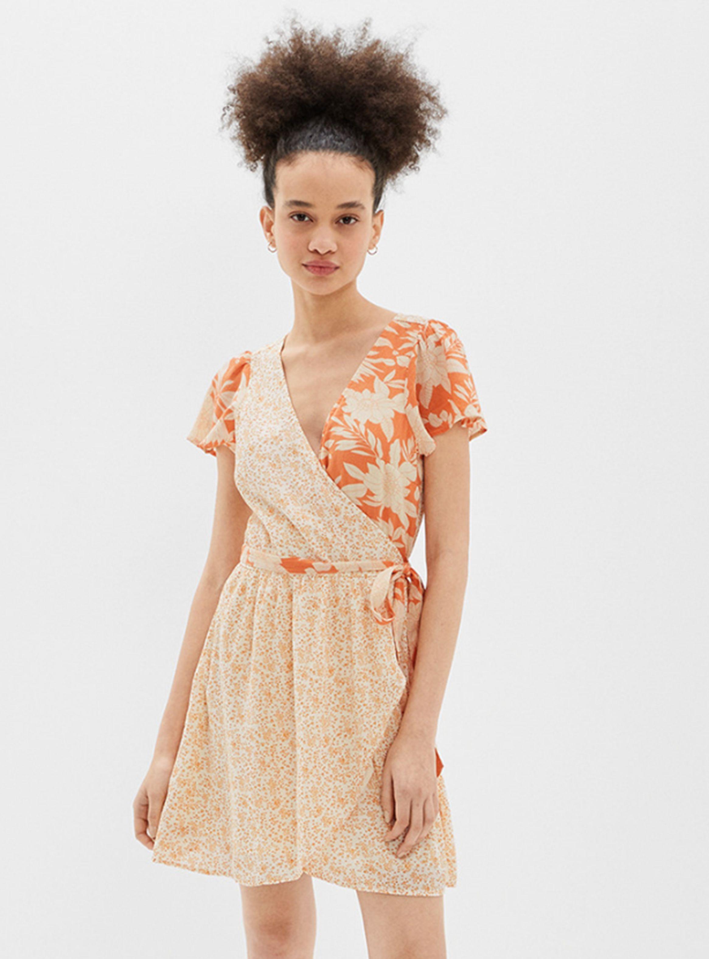 Vestido Wrap Manga Corta-0
