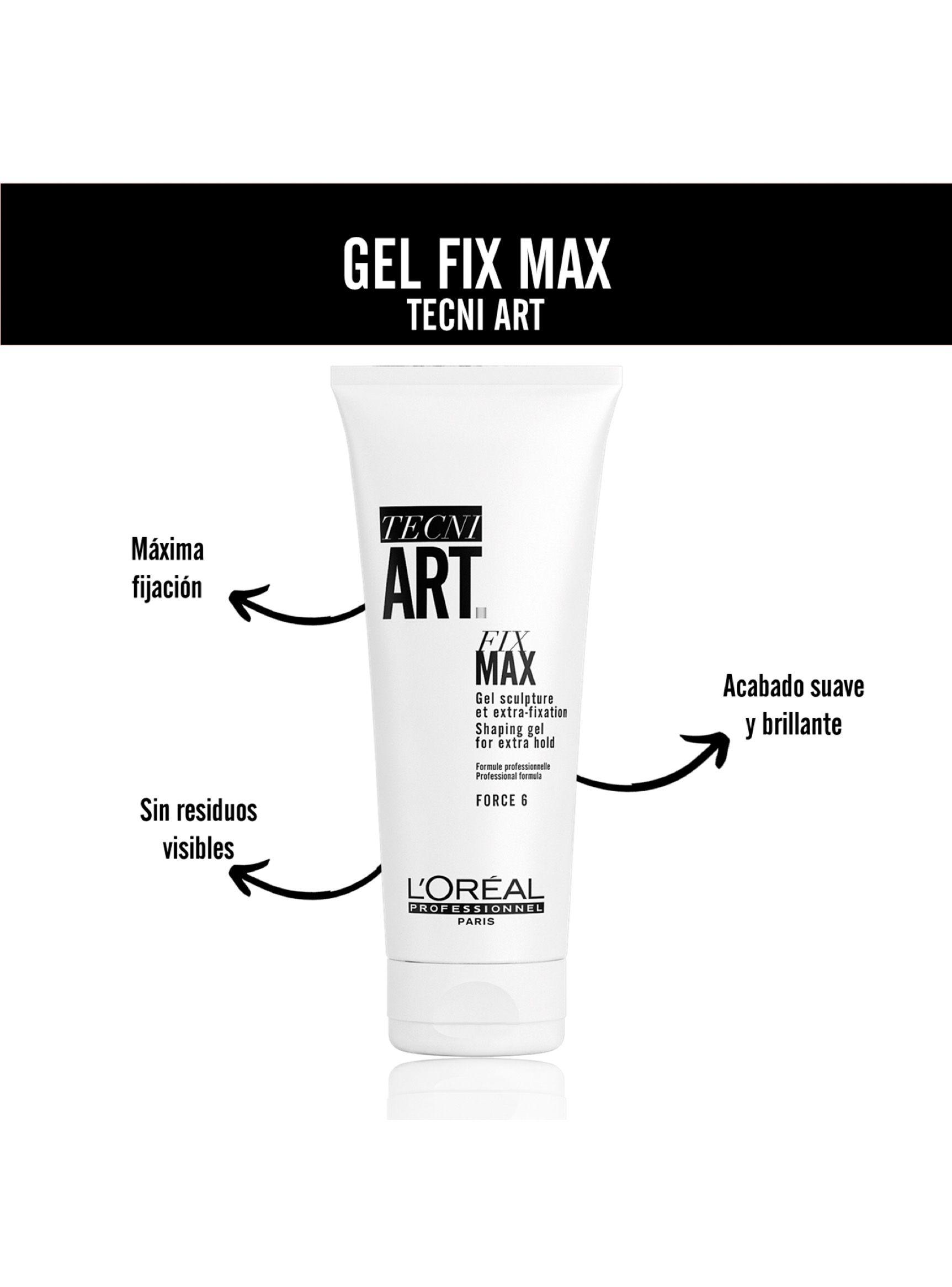 Gel L'Oréal Professionnel Fijador Fix Max Tecni Art 200 ml-1