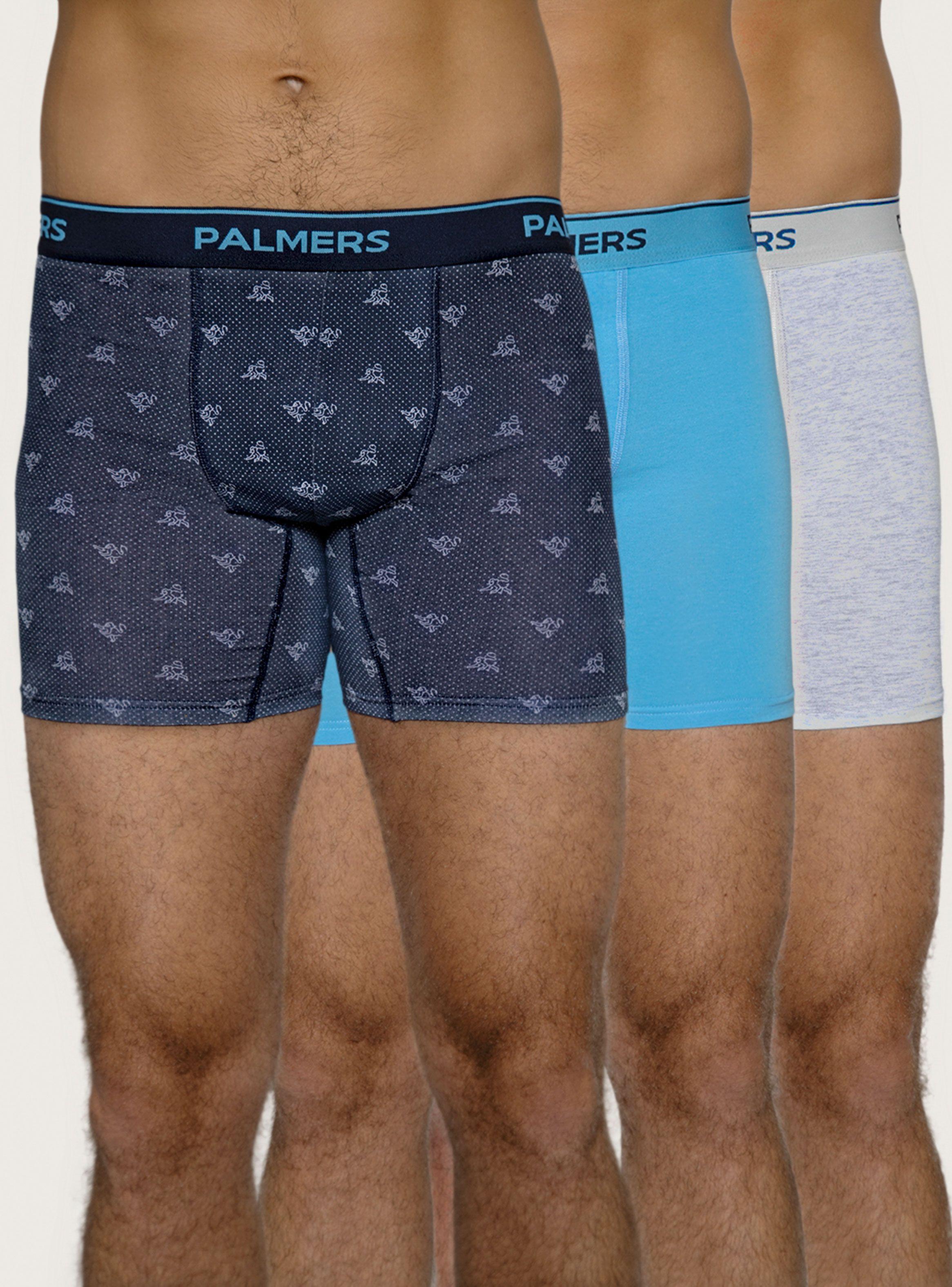 Tripack Boxer Calce Largo Algodón-0