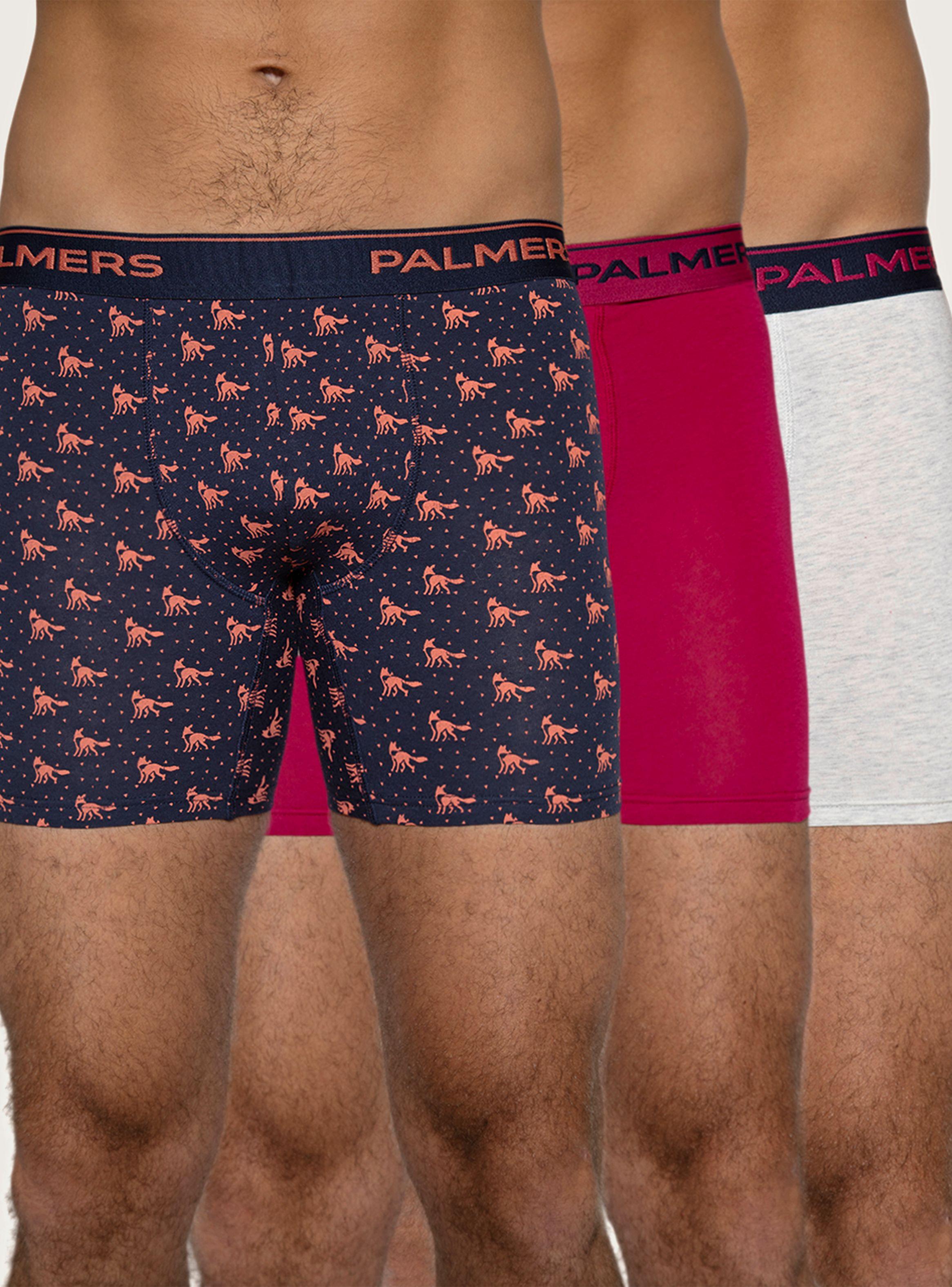 Tripack Boxer Calce Largo Algodón-0