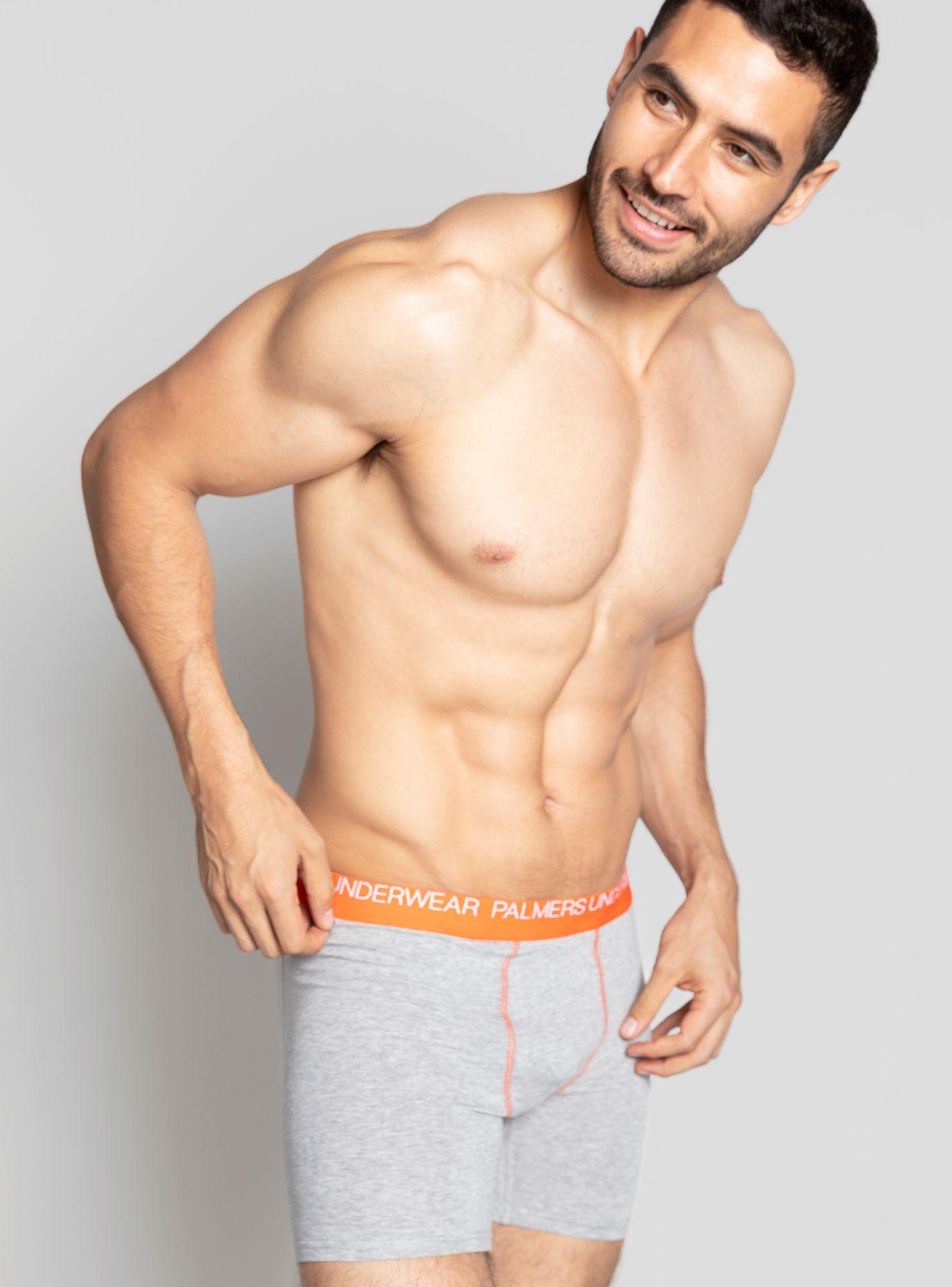 Tripack Boxer Calce Largo Algodón-0