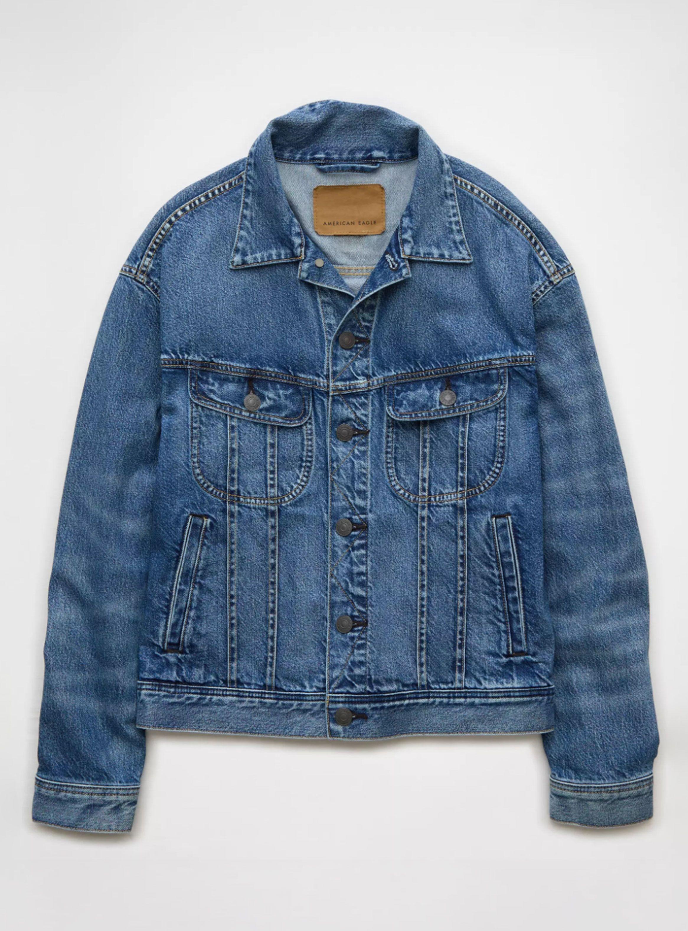 Chaqueta AE de denim tipo trucker-4