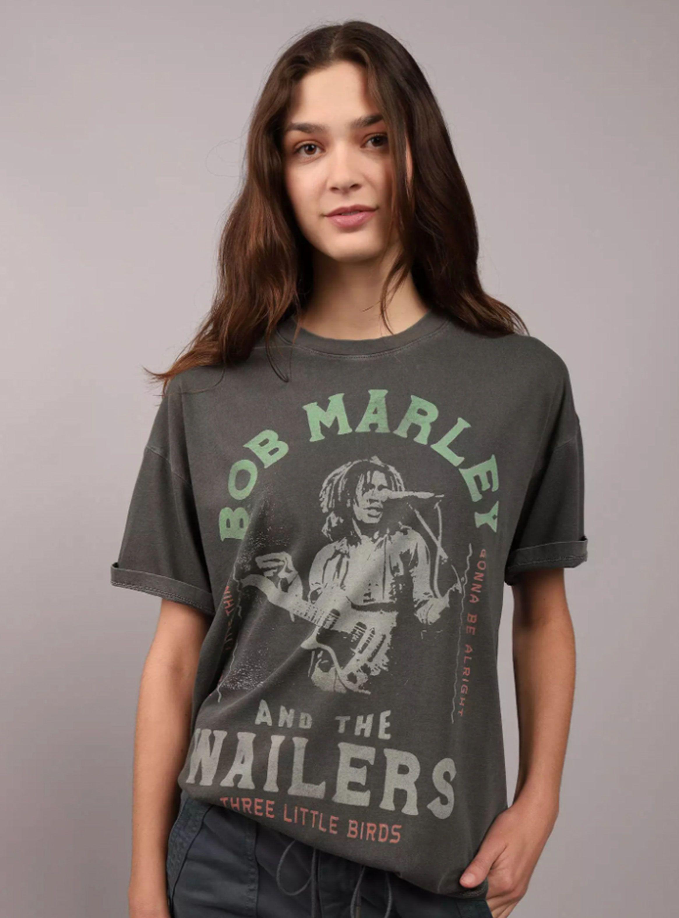 Polera Ae con Gráfico Bob Marley-0