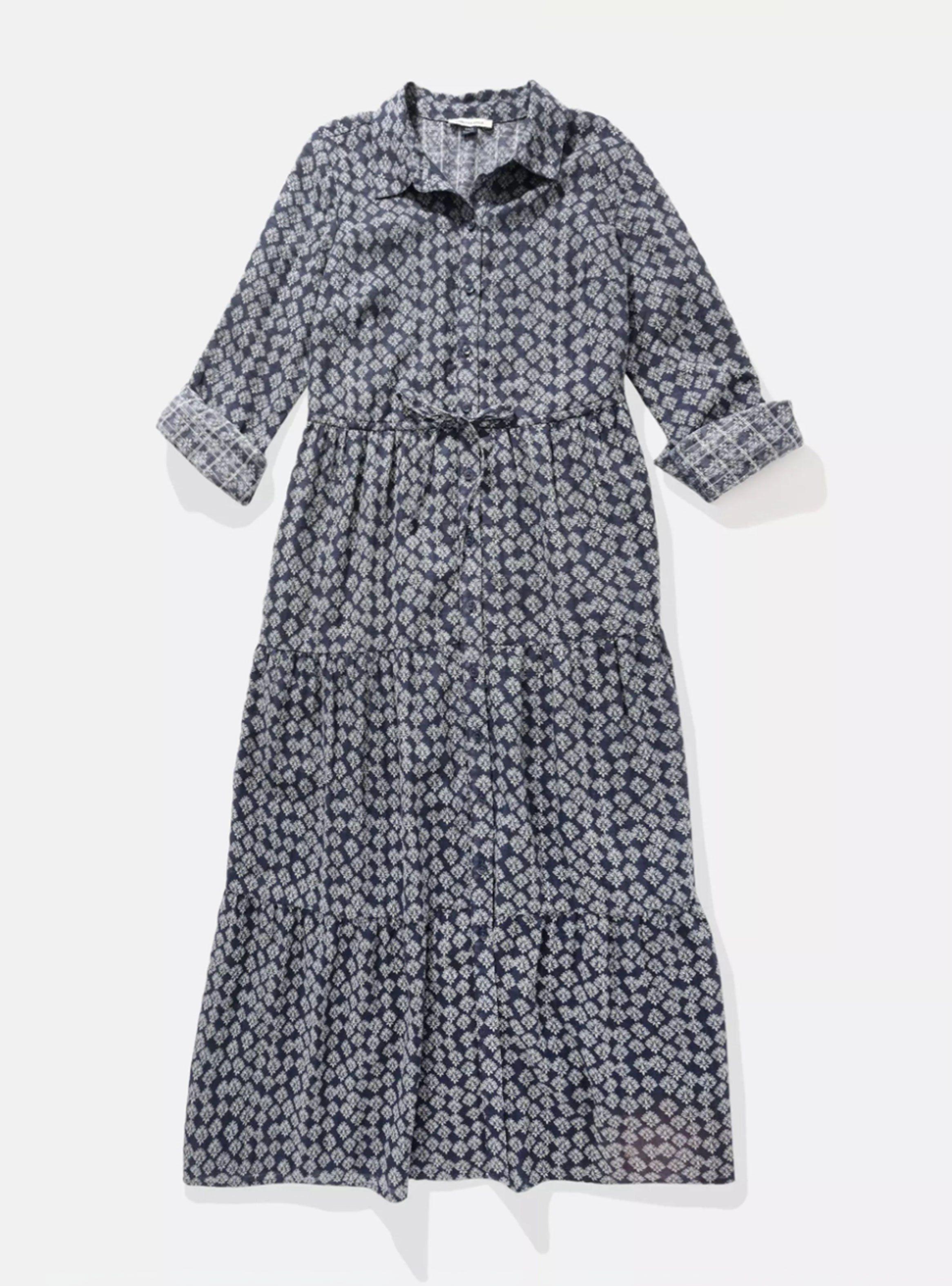 Vestido Ae Largo con Amarra en la Cintura-2