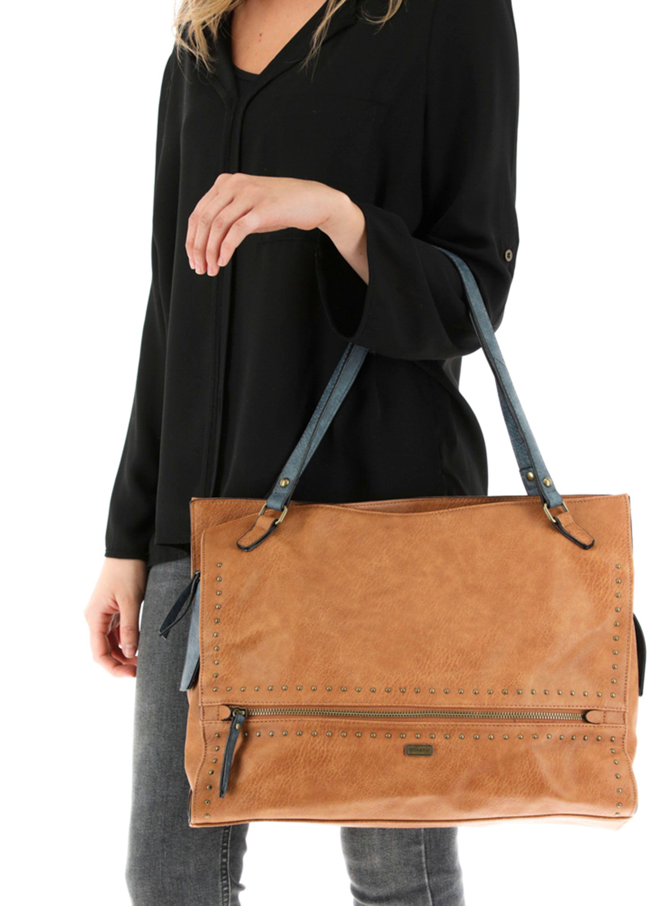 Cartera Hombro Marrón Humana-1