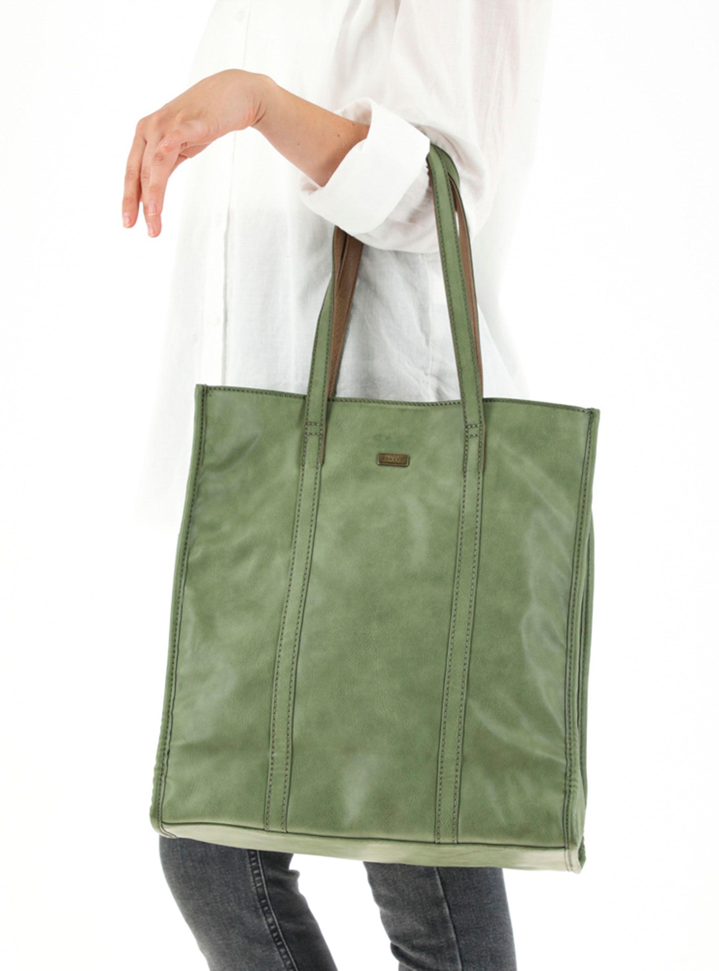 Cartera Tote Verde Humana-1