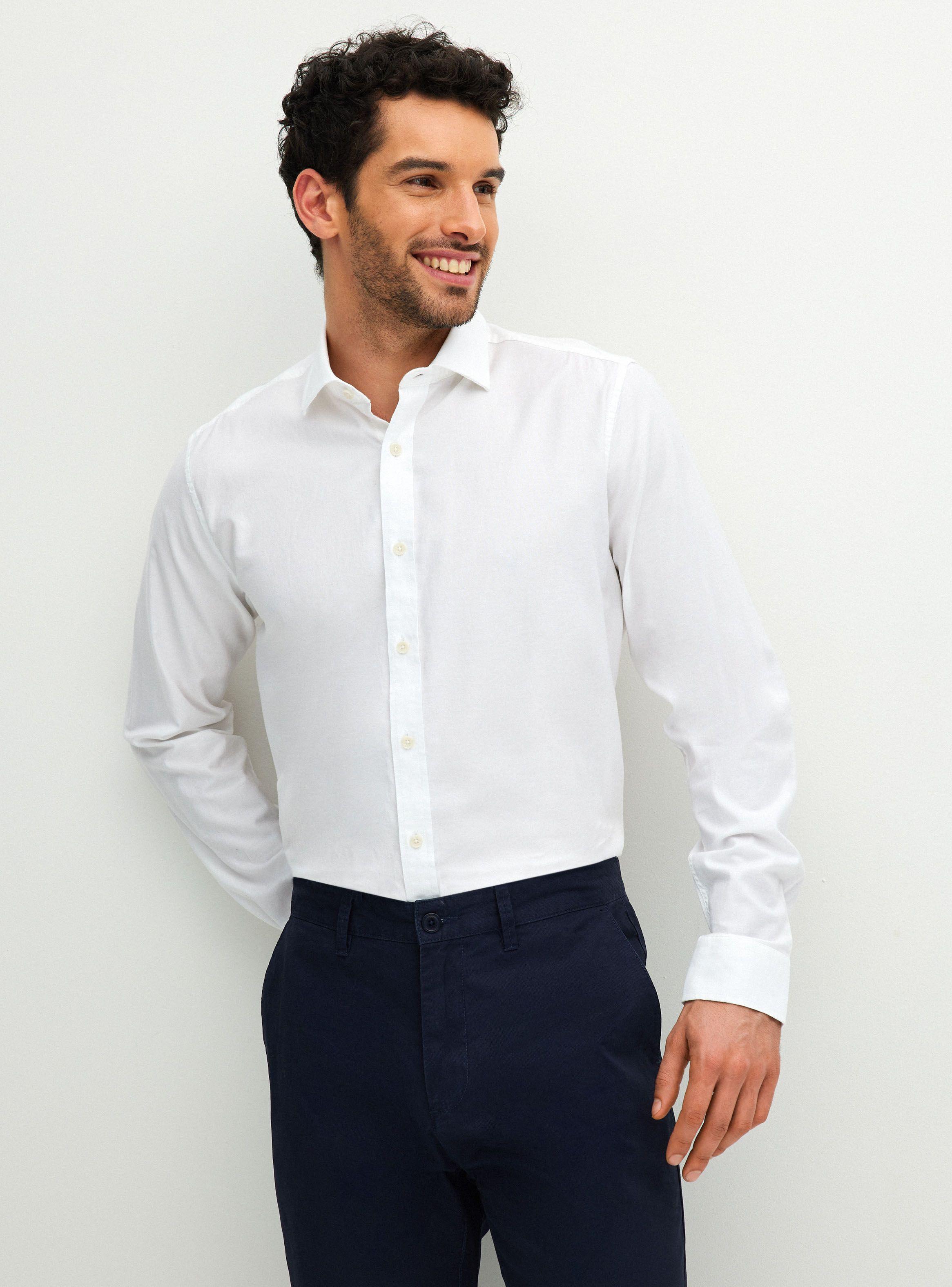 Camisa Solid Button-0