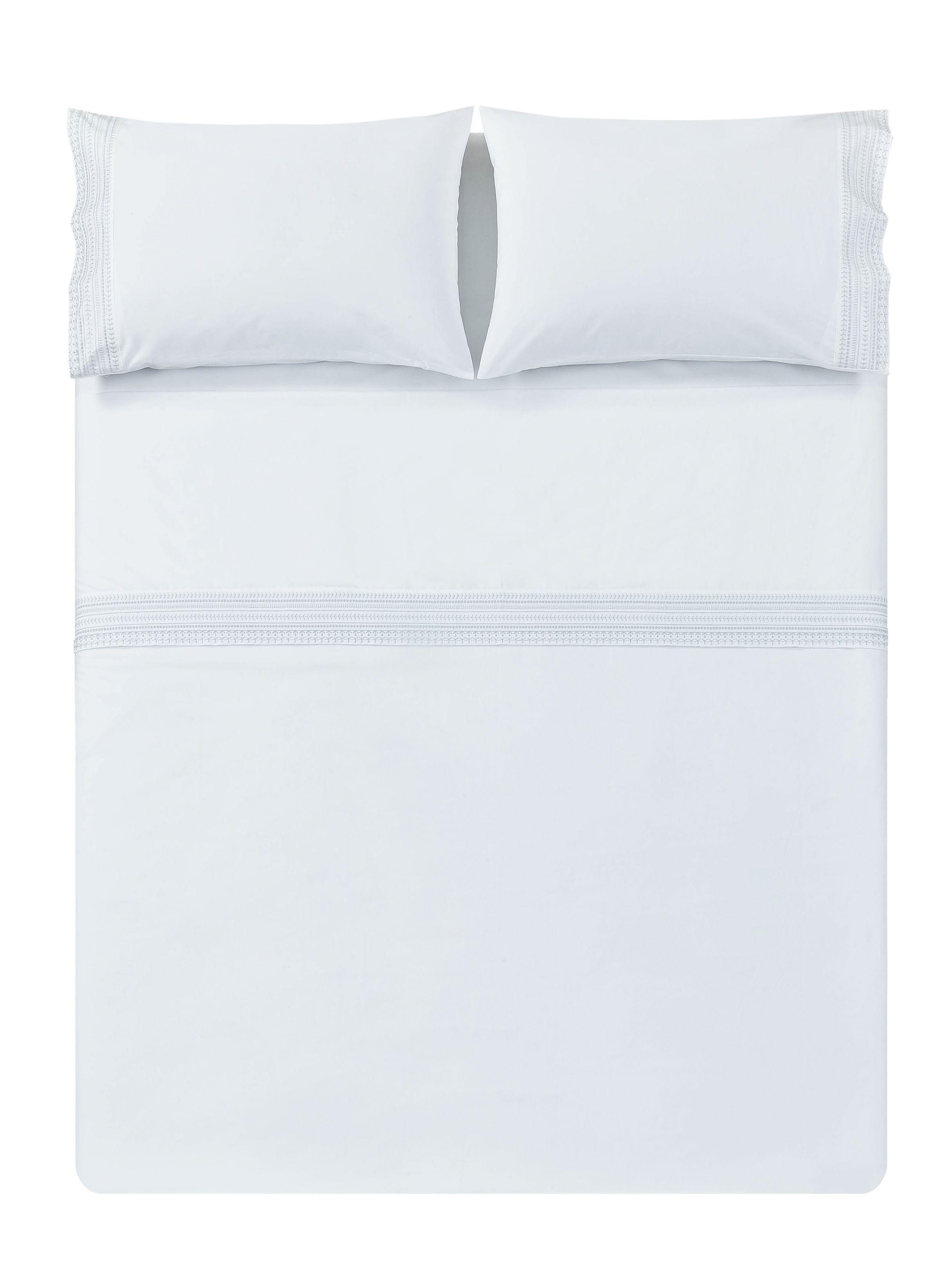 Sábanas Super King 200 Hilos Grey Bordada-3