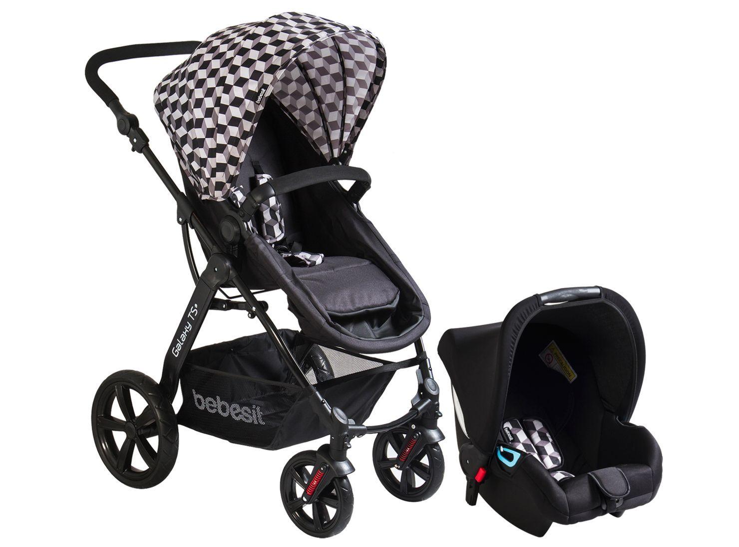 Coche Travel Sistem Galaxy 5230 Negro Bebesit-0