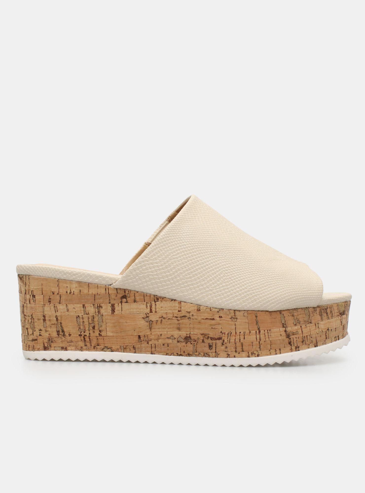 Sandalia  Plataforma Corcho Mujer-0