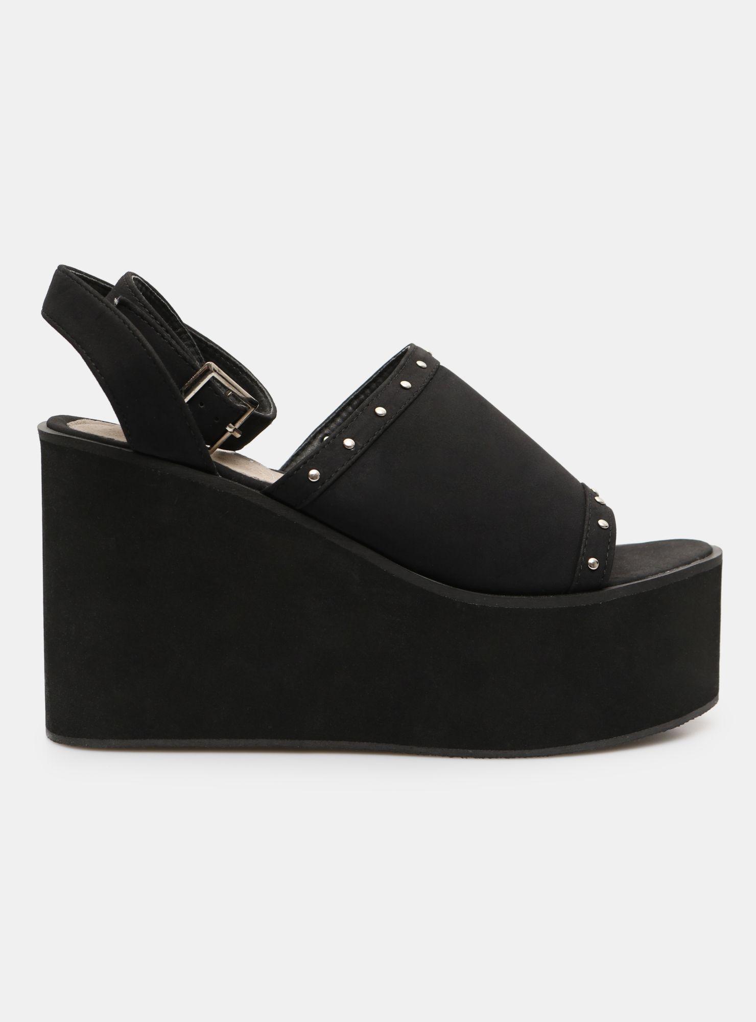 Sandalia Opposite Plataforma Líneas-0