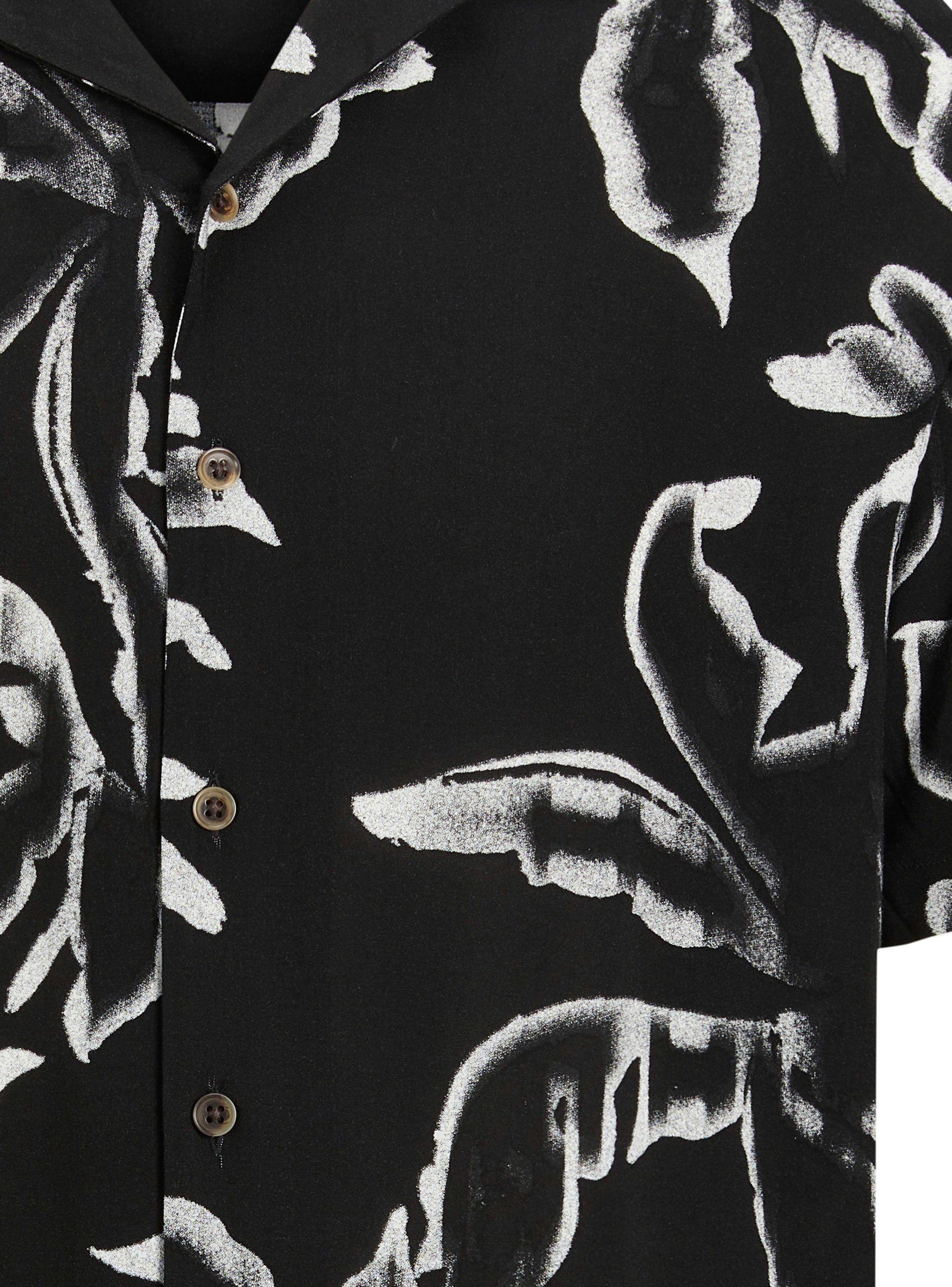 Camisa Cuello V Estampada-2