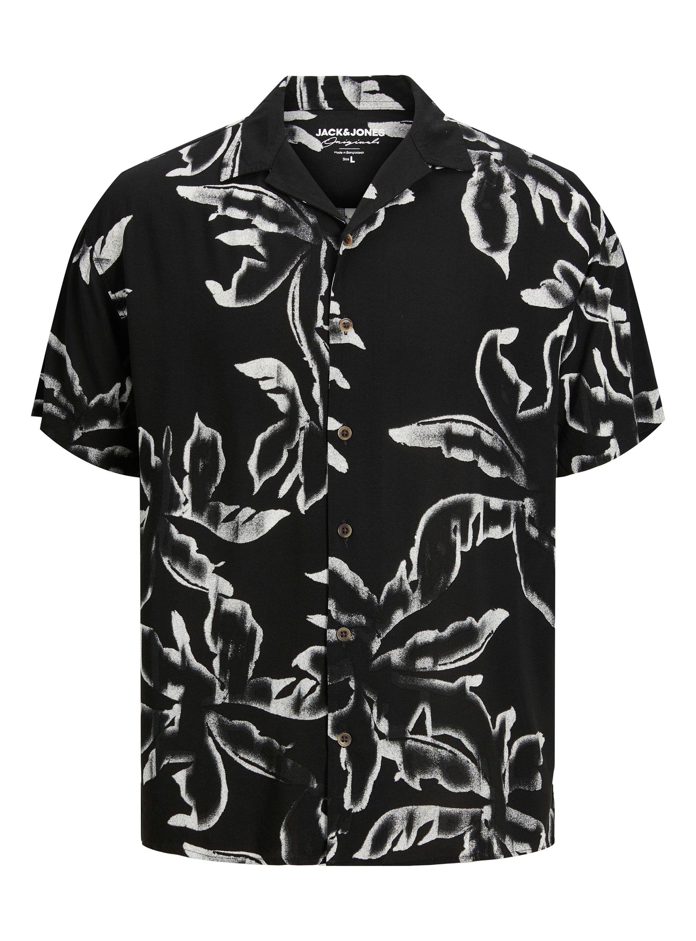 Camisa Cuello V Estampada-0