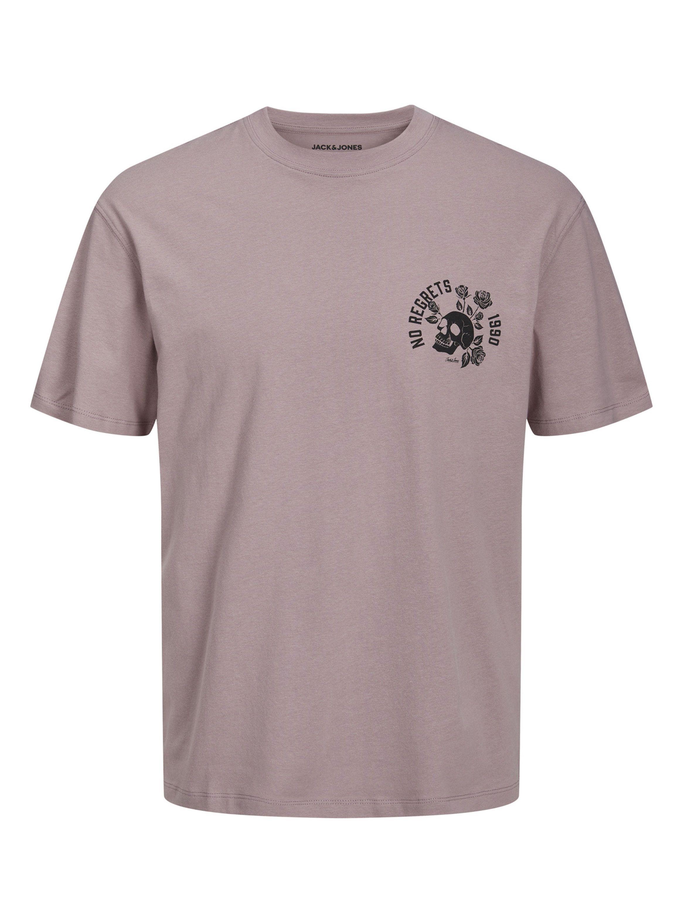 Camisa Cuello V Estampada Espalda Never-0