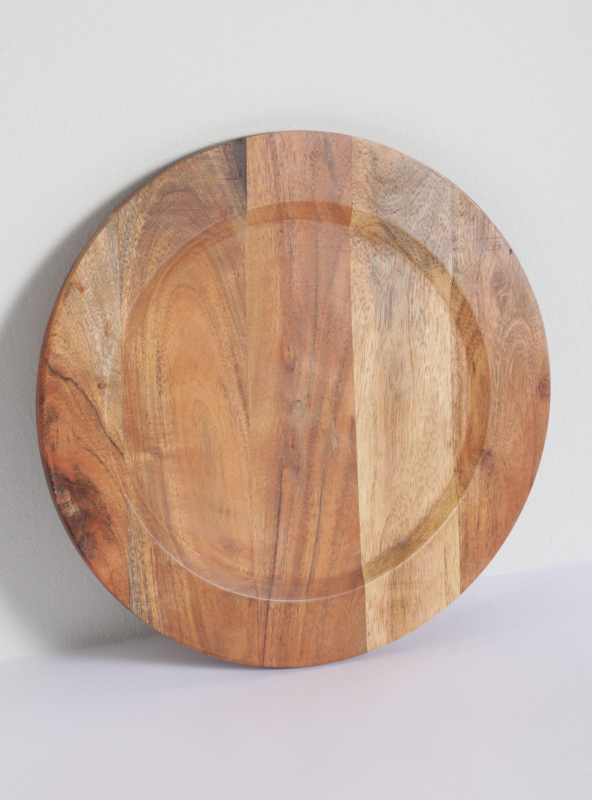 Plato Base Madera 33 x 33 cm-0
