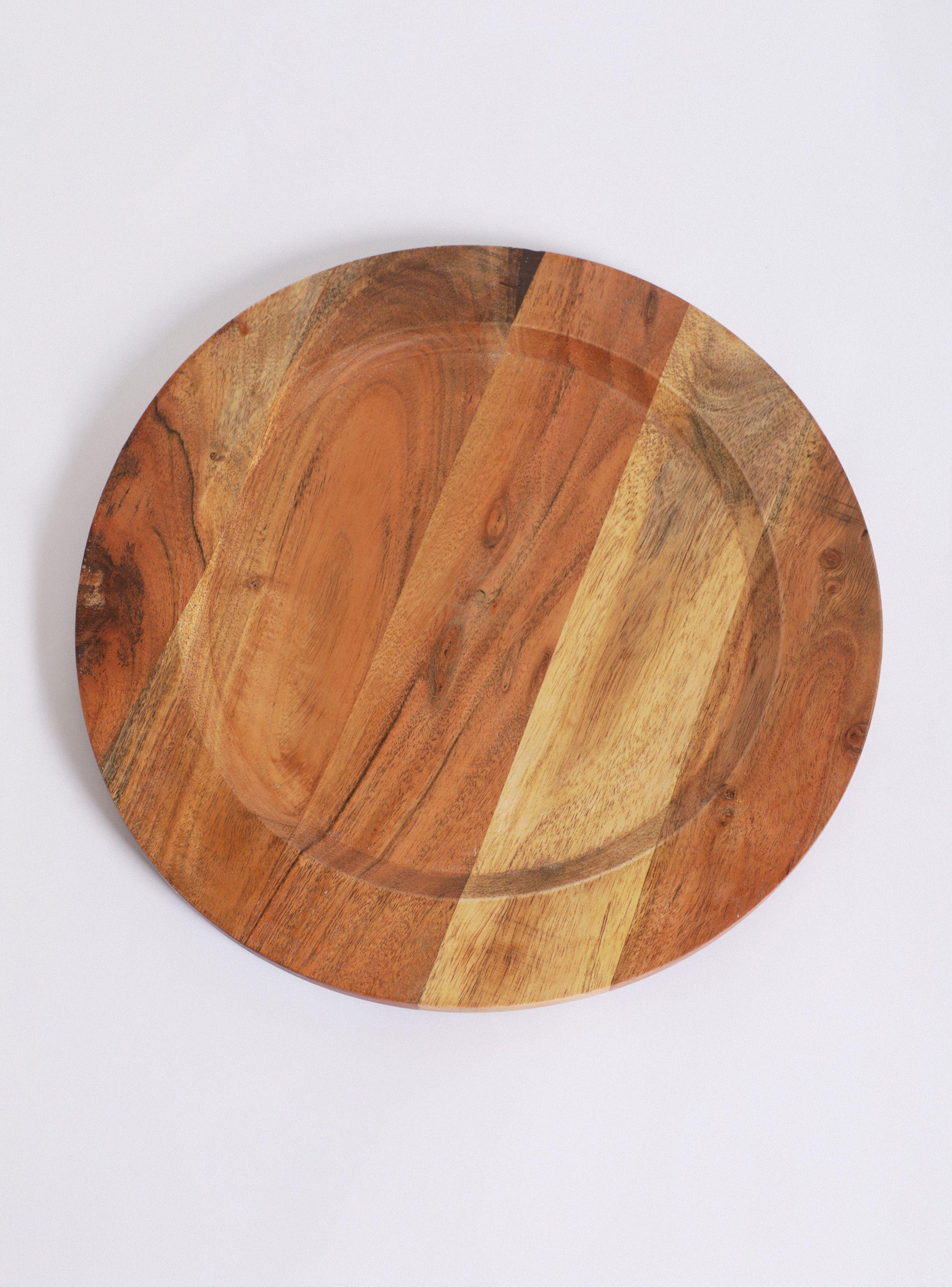 Plato Base Madera 33 x 33 cm-1